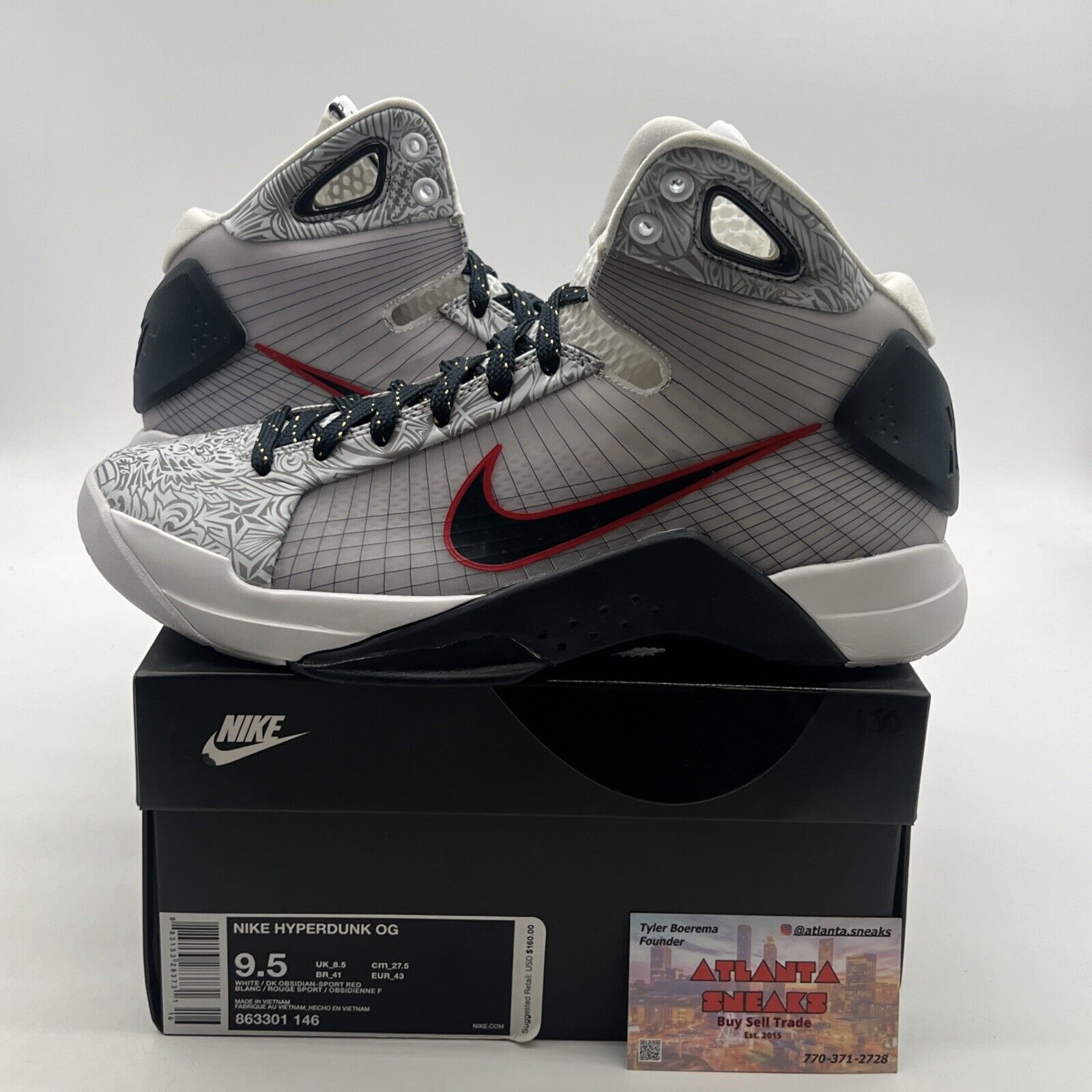 Size 9.5 - Nike Hyperdunk OG 2016 United We Rise (863301-146)