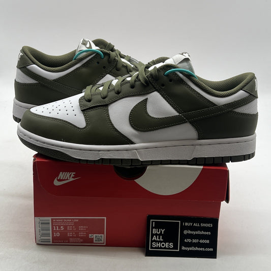 Size 11.5 - Nike Dunk Low Medium Olive W (DD1503-120)