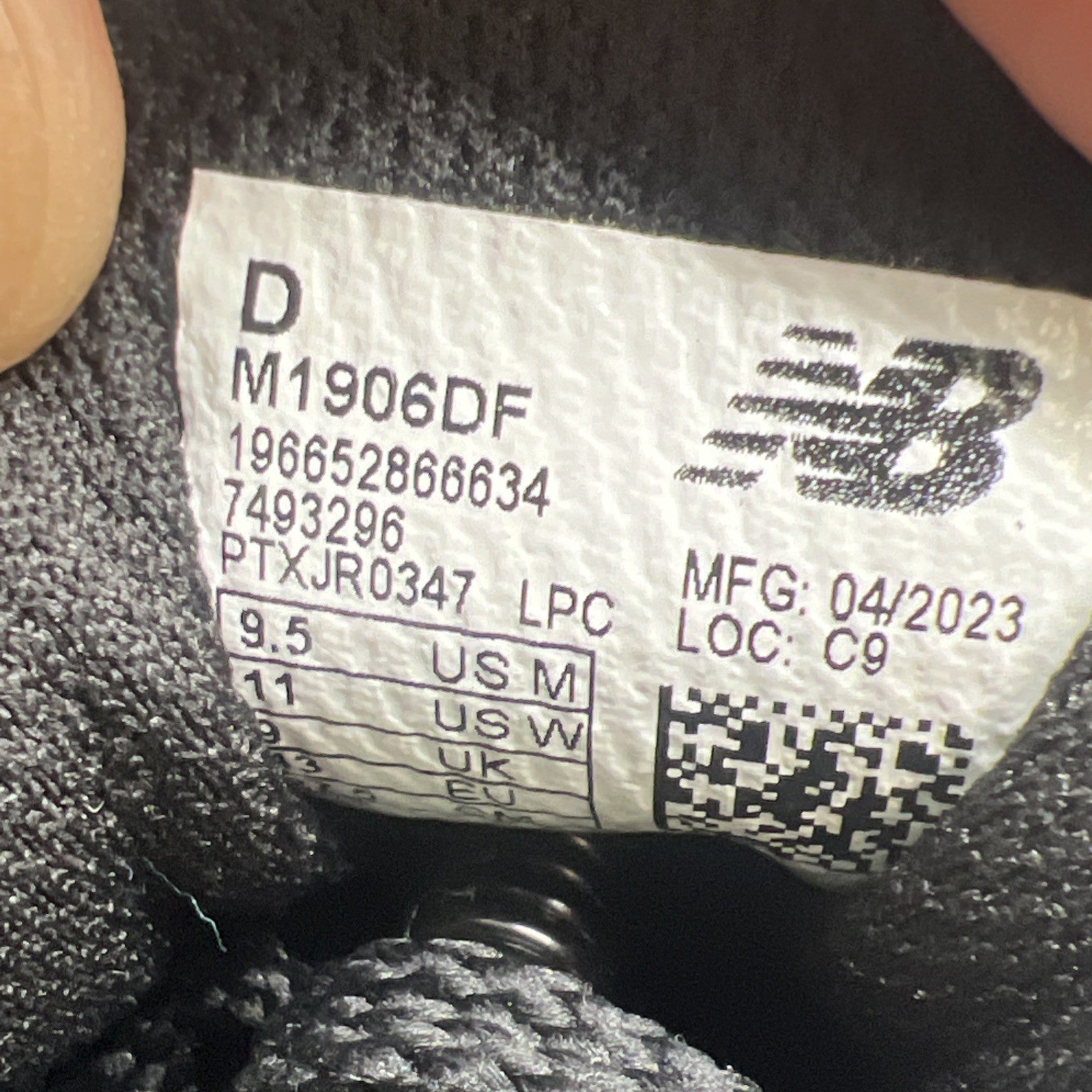 Size 9.5 - New Balance 1906D Protection Pack - Triple Black (M1906DF)