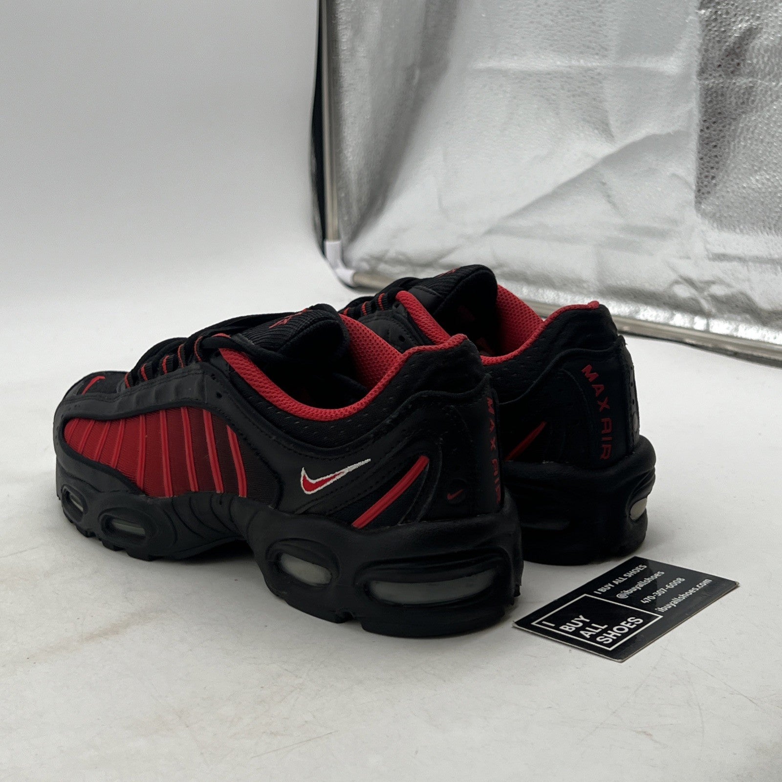 Size 8 - Nike Air Max Tailwind 4 University Red Black Mens (CD0456-600)