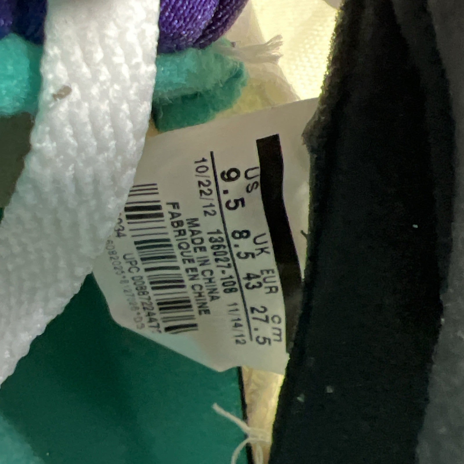 Size 9.5 - Air Jordan 5 Retro Grape 2013 (136027-108)