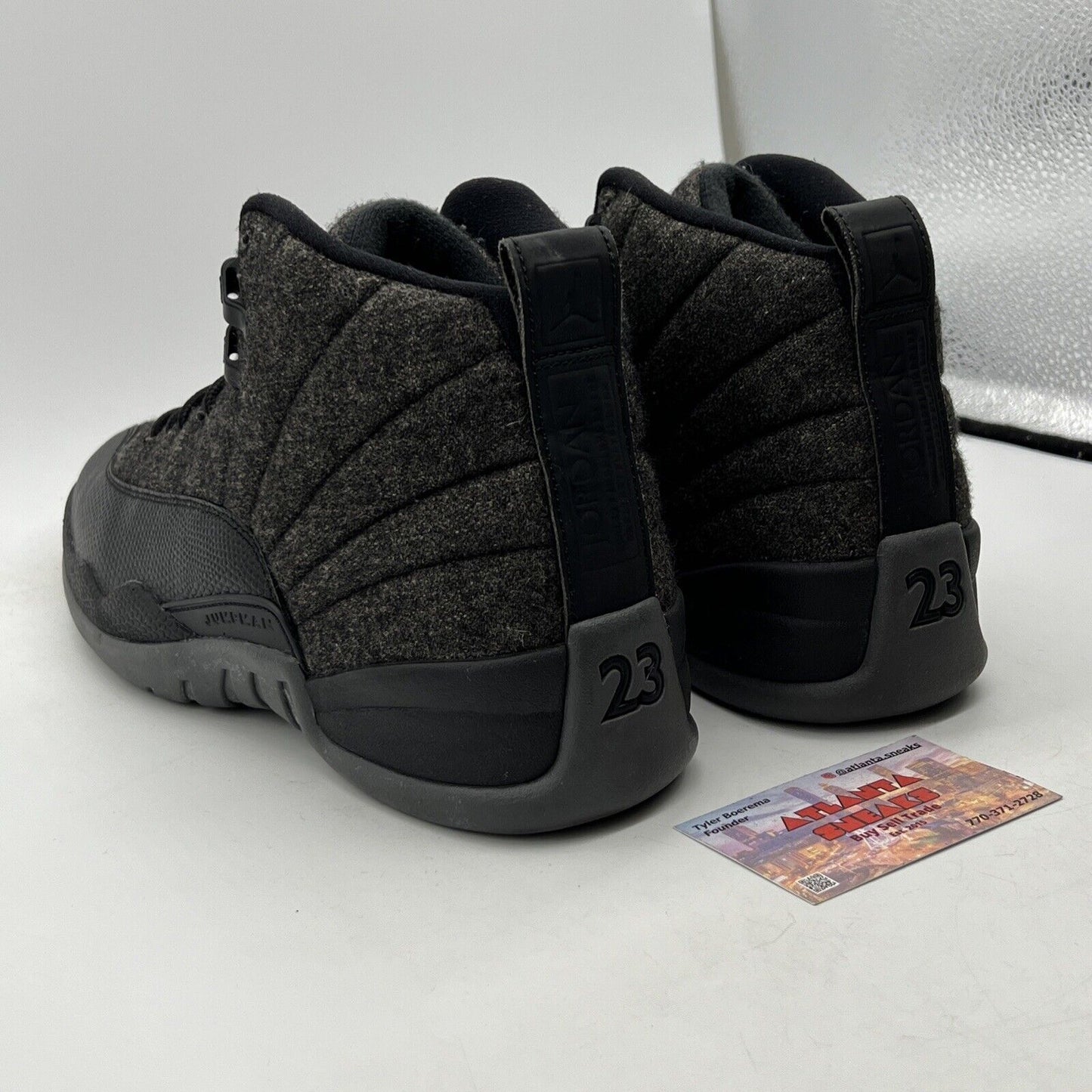 Size 10 - Air Jordan 12 Retro Wool Black Grey (852627-003)