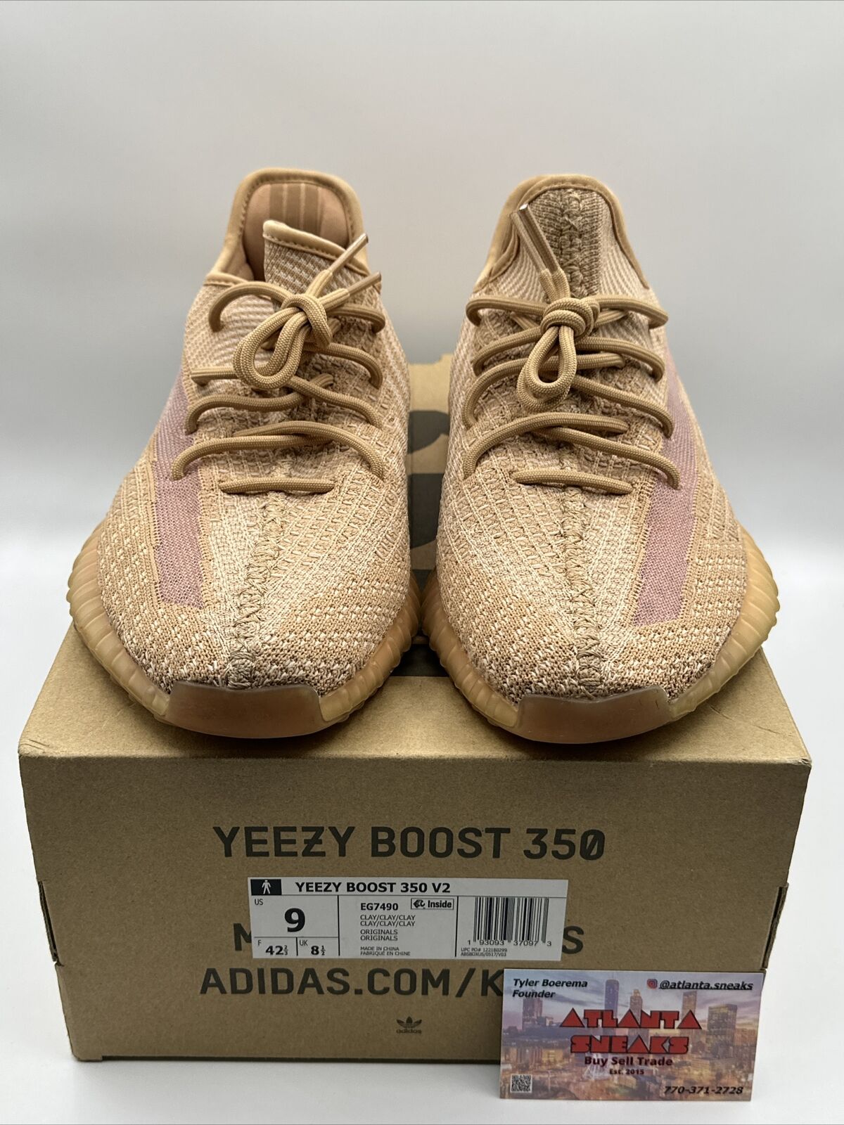 Size 9 - adidas Yeezy Boost 350 V2 Clay 2019