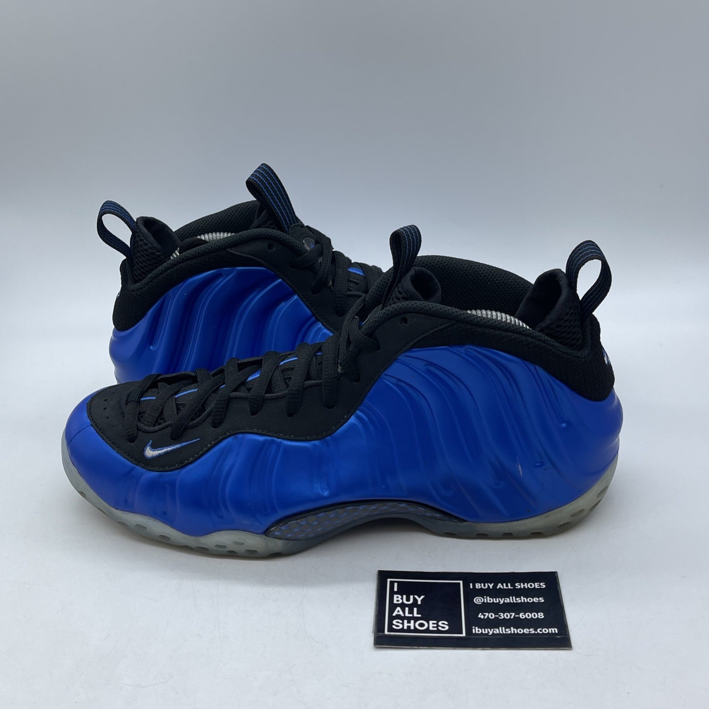 Size 10.5 - Nike Air Foamposite One 2024 Royal Blue Black Suede (FQ8181-511)