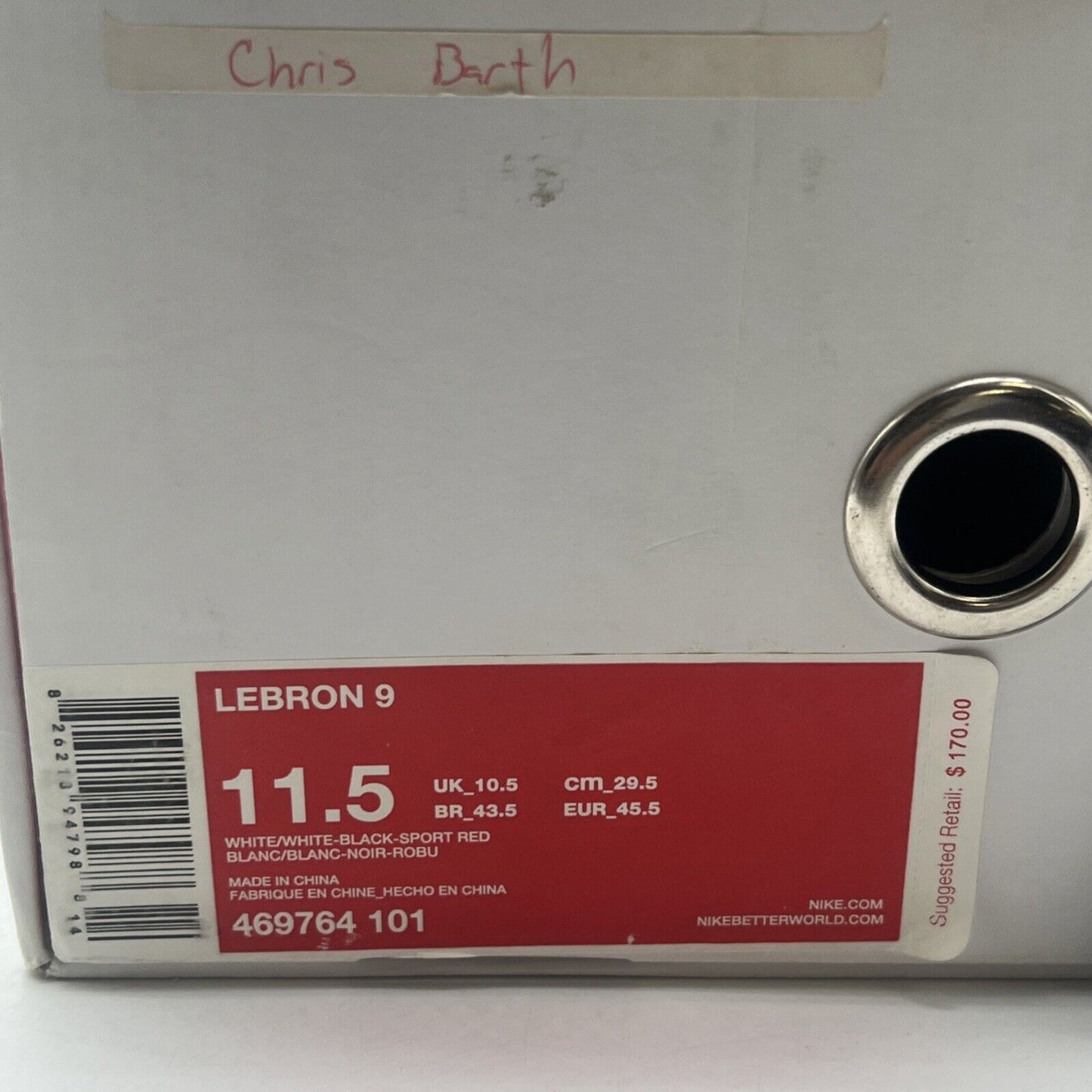 Size 11.5 - Nike LeBron 9 Freegums (469764-101)