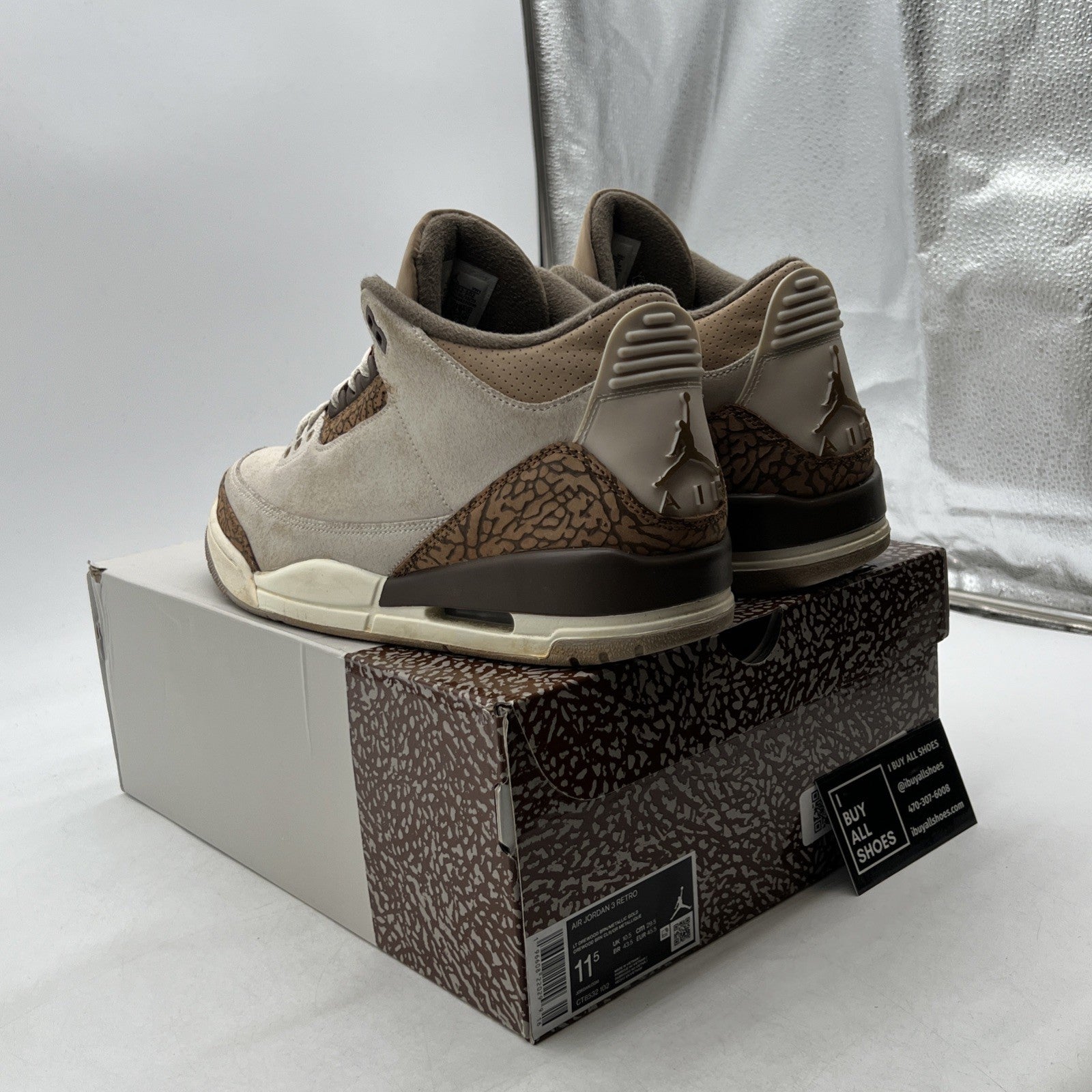 Size 11.5 - Air Jordan 3 Retro Low Palomino (CT8532-102)