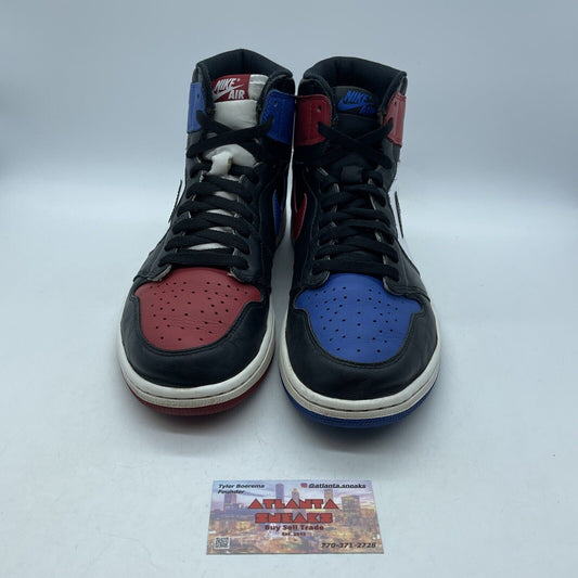 Size 12 - Jordan 1 Retro High OG Top 3 2016 Black Red Blue Leather (555088-026)