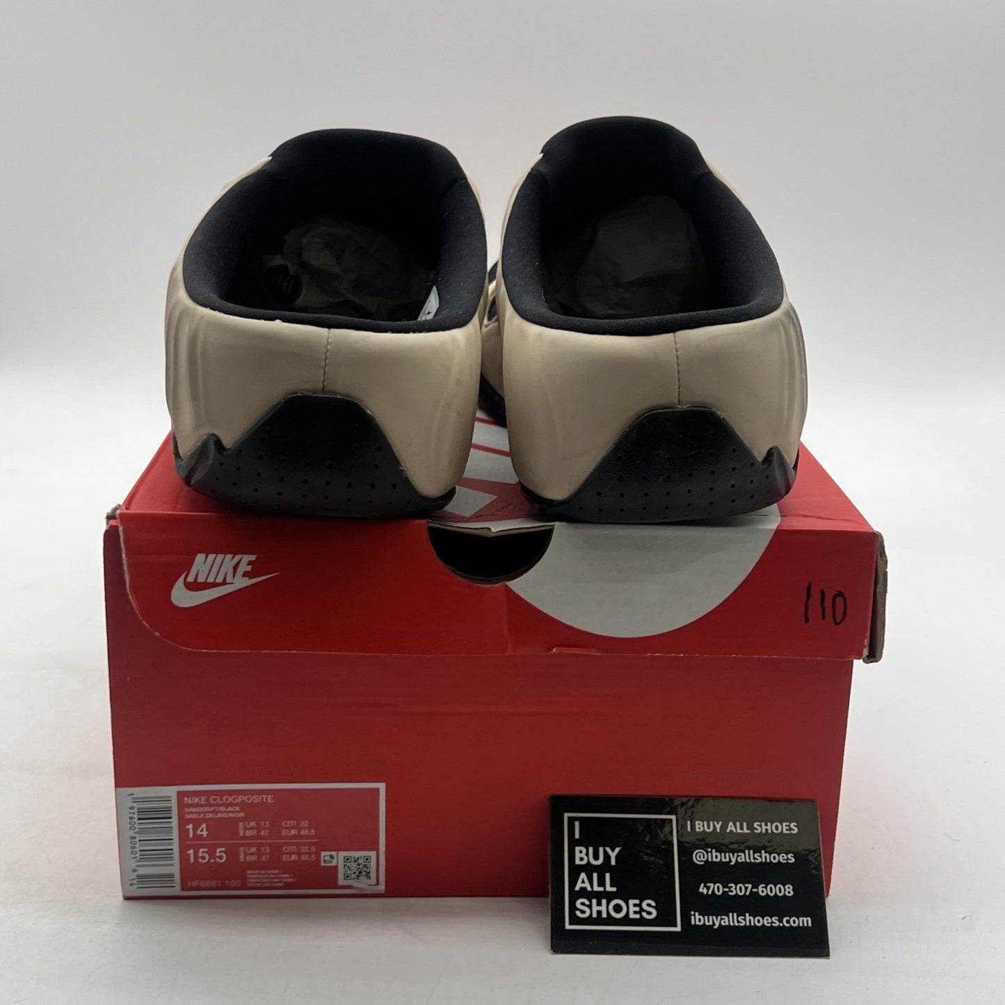 Size 14 - Nike Clogposite Sanddrift (HF6881-100)