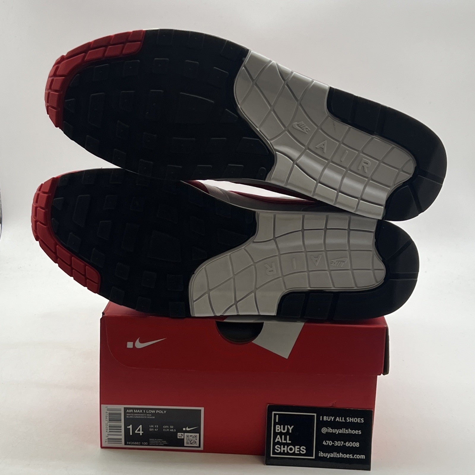 Size 14 - Nike Air Max 1 Low Poly (HQ5882-100)