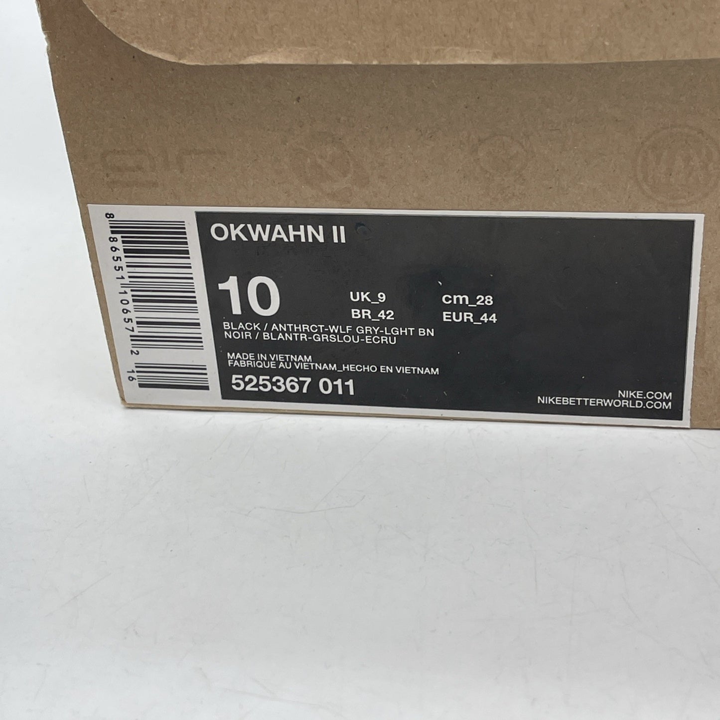 Size 10 - NIKE ACG OKWAHN II 2 Cloudnova White Pearl (525367-011)