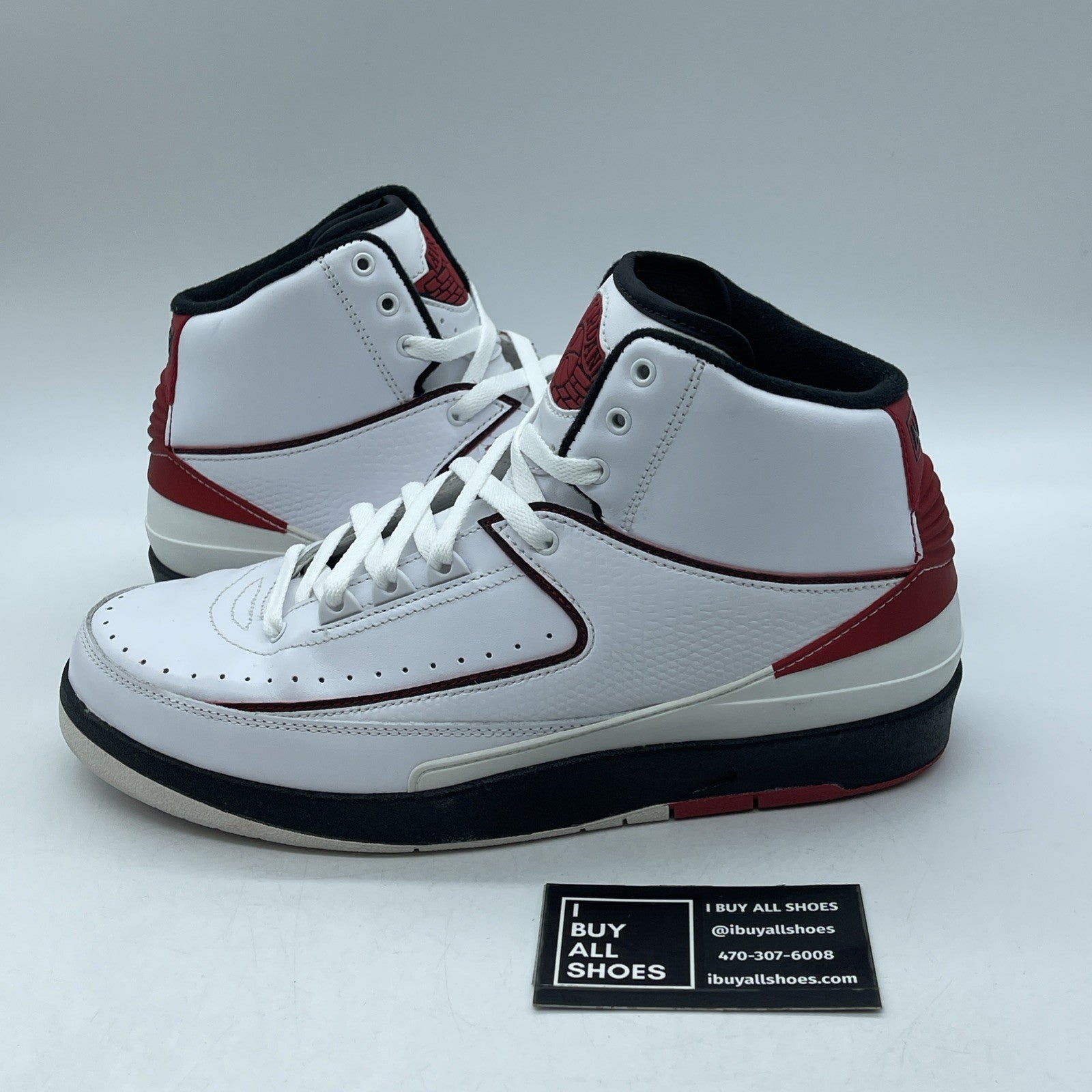 Size 9 - Air Jordan 2 Retro QF 2010 Varsity Red White Leather (395709-101)