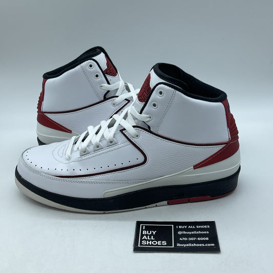 Size 9 - Air Jordan 2 Retro QF 2010 Varsity Red White Leather (395709-101)