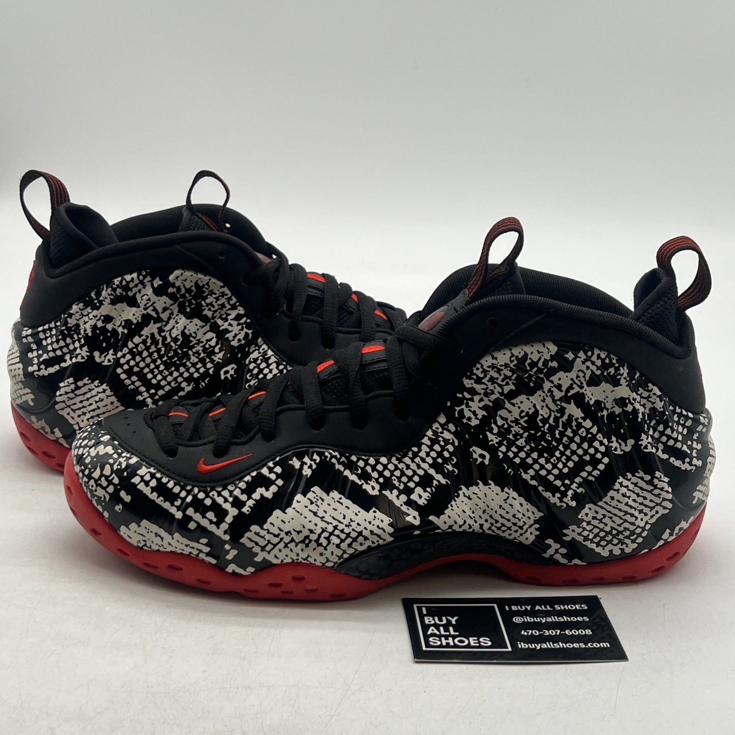 Size 10.5 - Nike Air Foamposite One Albino Snakeskin (314996-101)