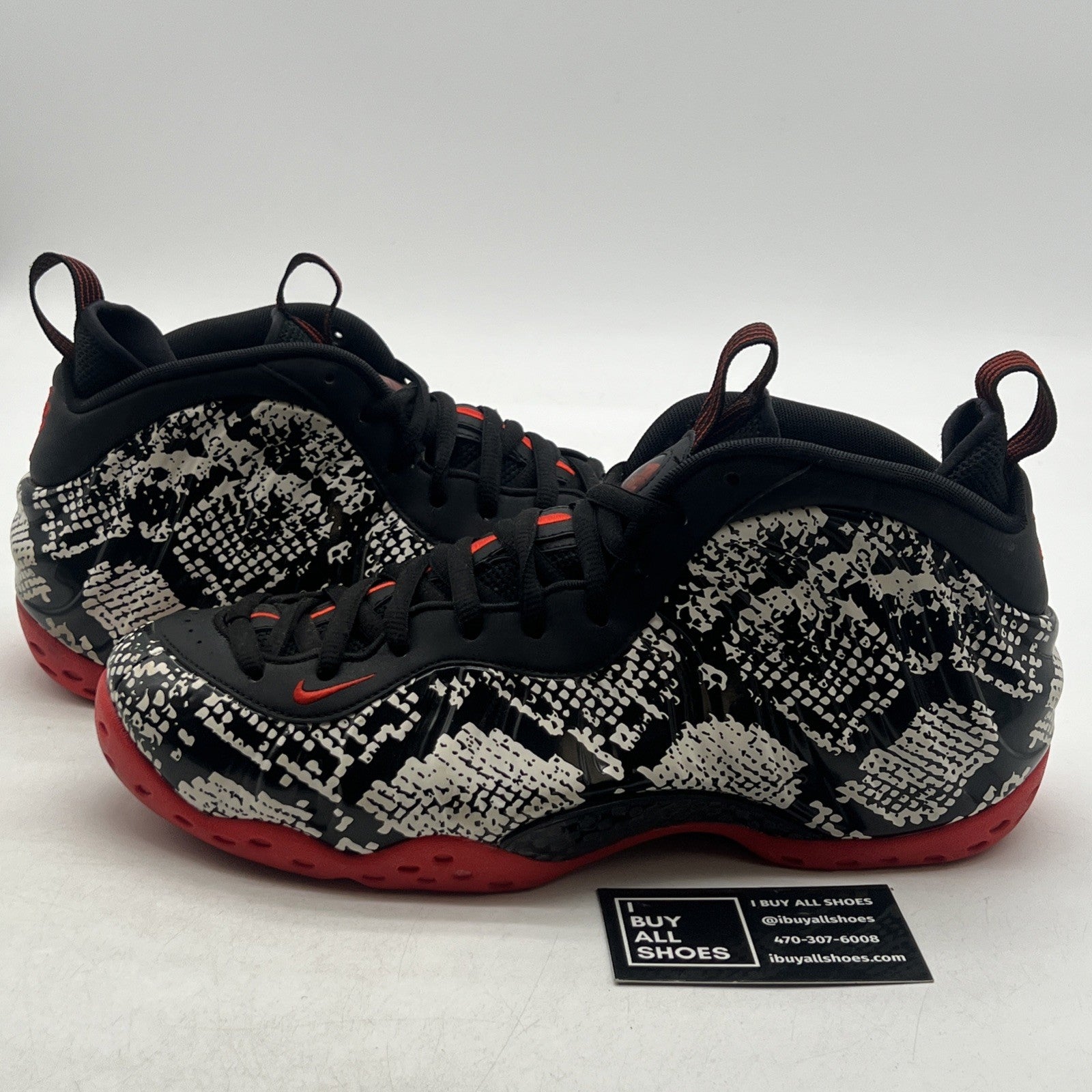 Size 10.5 - Nike Air Foamposite One Albino Snakeskin (314996-101)