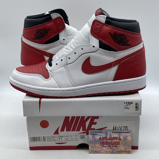 Size 11 - Jordan 1 Retro OG High Heritage Red Black White Leather (555088-161)