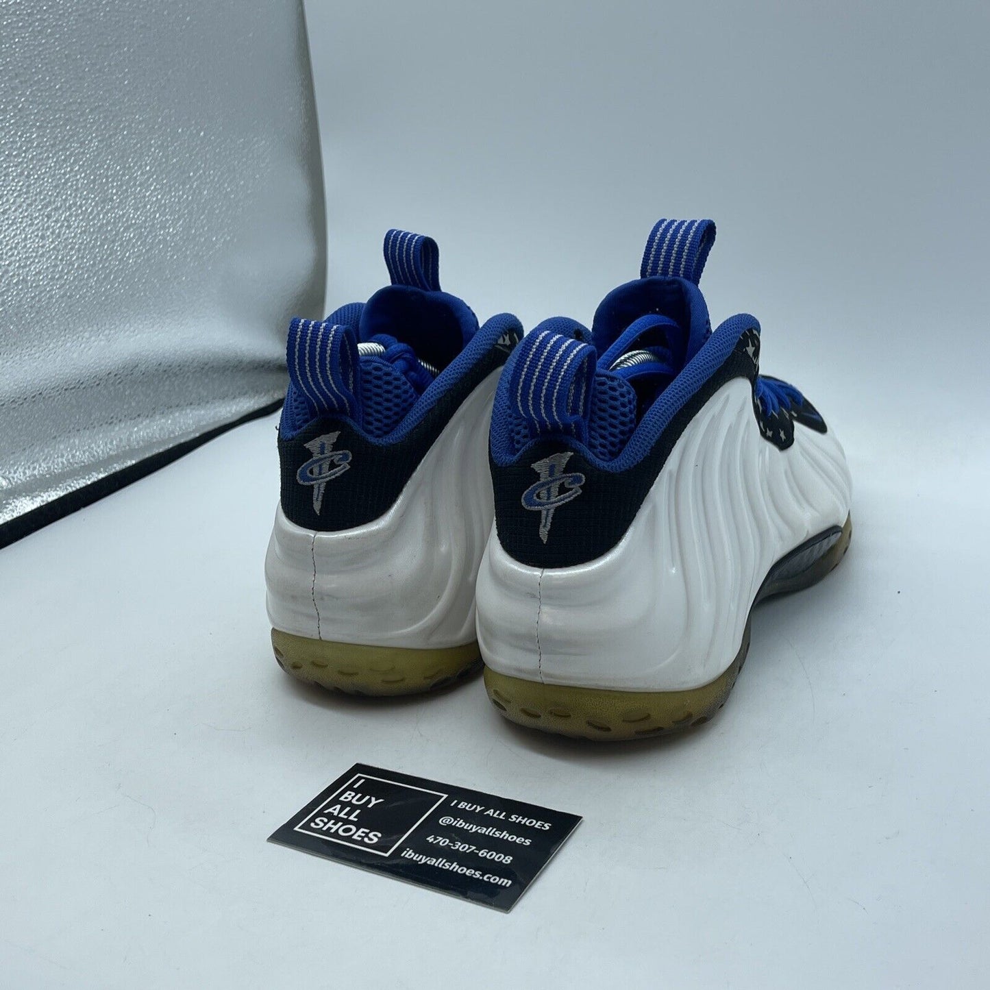 Size 8 - Nike Air Foamposite One Shooting Stars White Black (679085-101)
