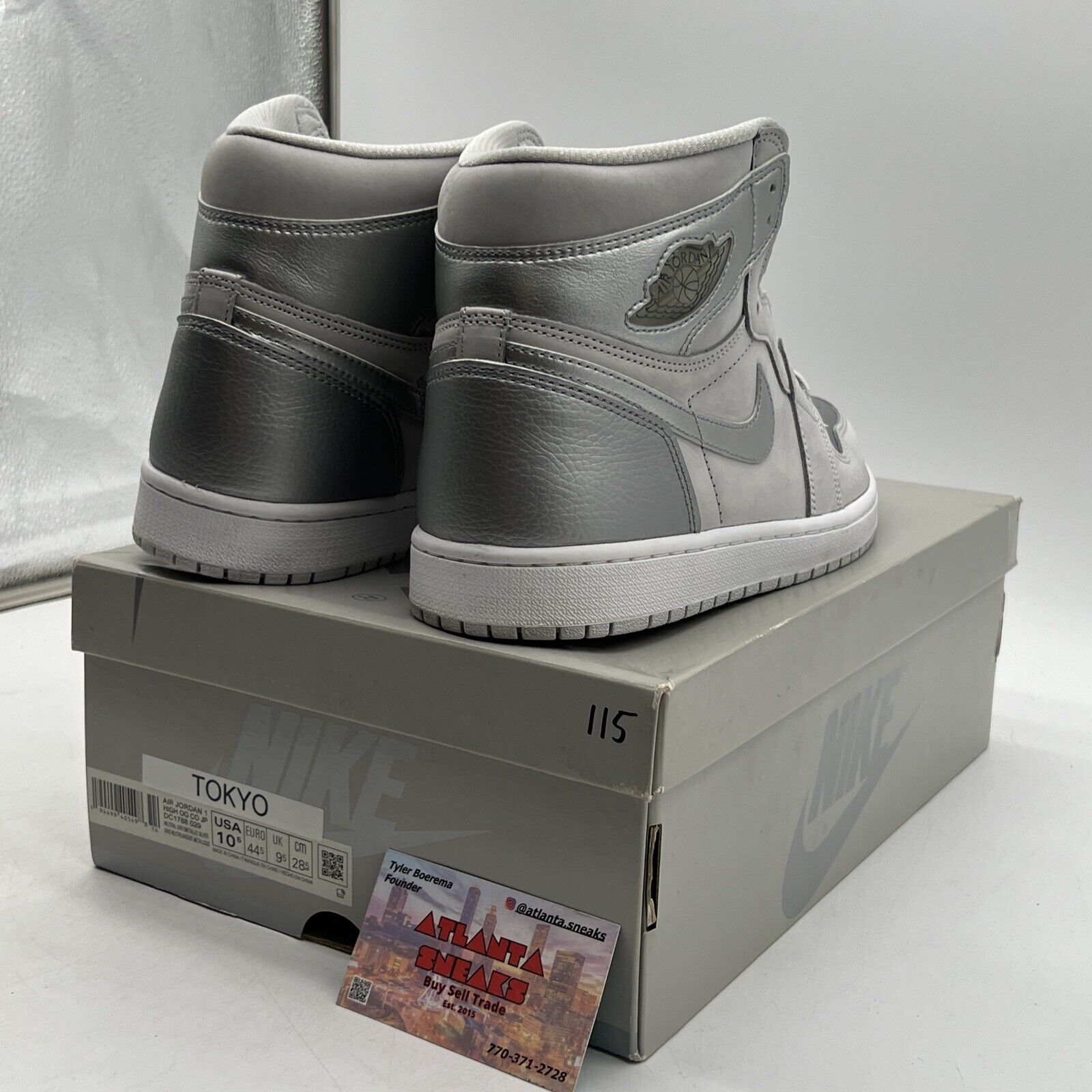 Size 10.5 - Air Jordan 1 Retro OG CO.JP High Tokyo Leather White (DC1788-029)