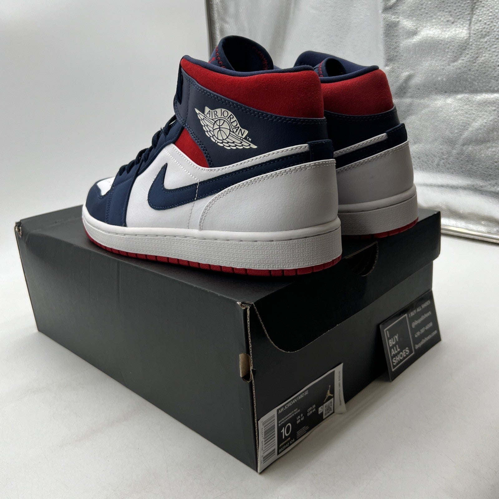 Size 10 - Air Jordan 1 SE Mid Olympic (852542-104)