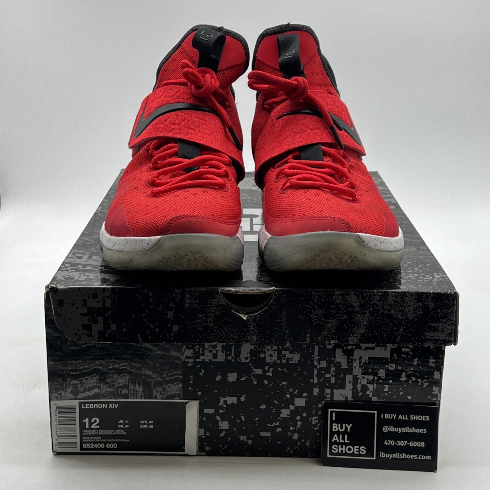 Size 12 - Nike LeBron 14 University Red (852405-600)