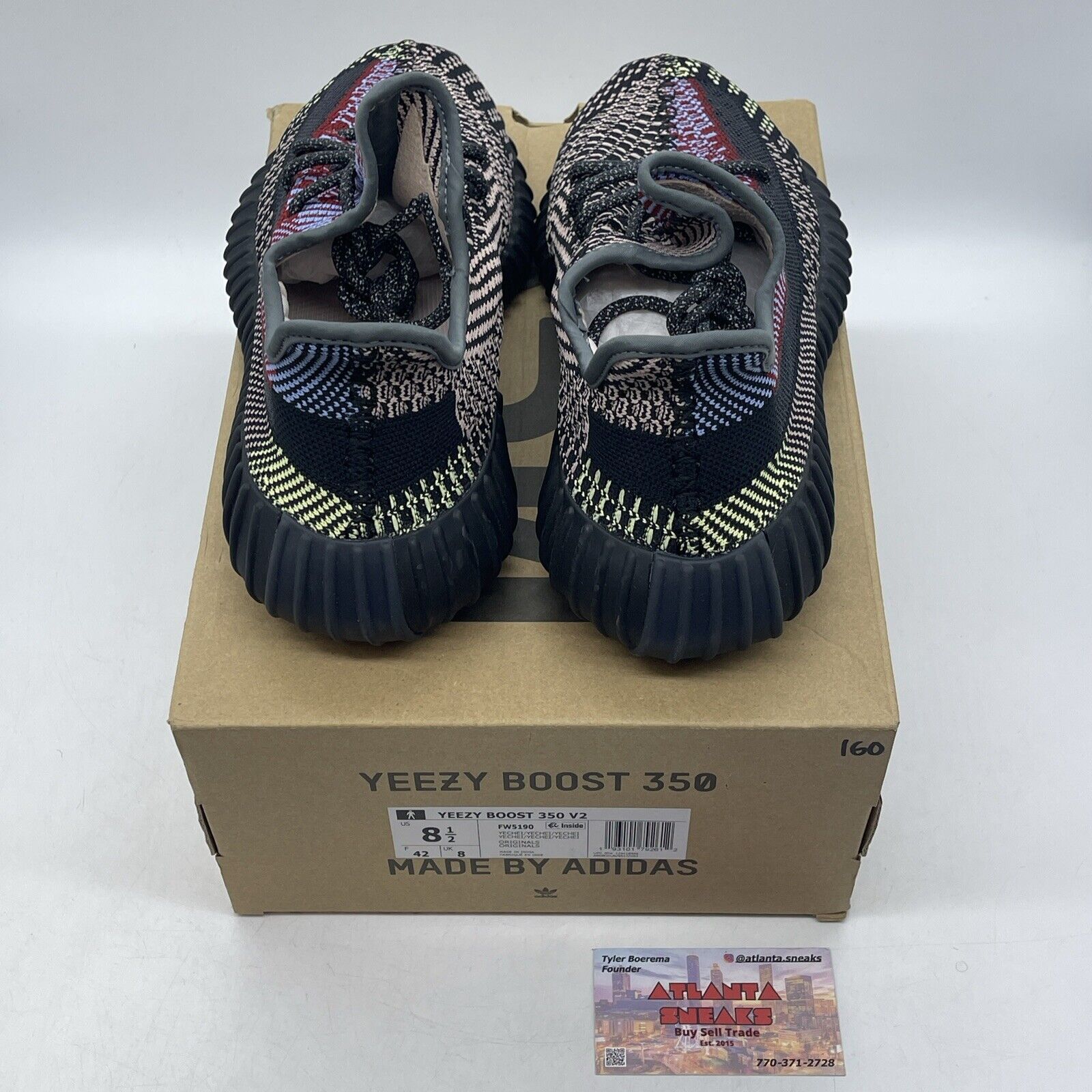 Size 8.5 - adidas Yeezy Boost 350 V2 Yecheil Non-Reflective (FW5190)