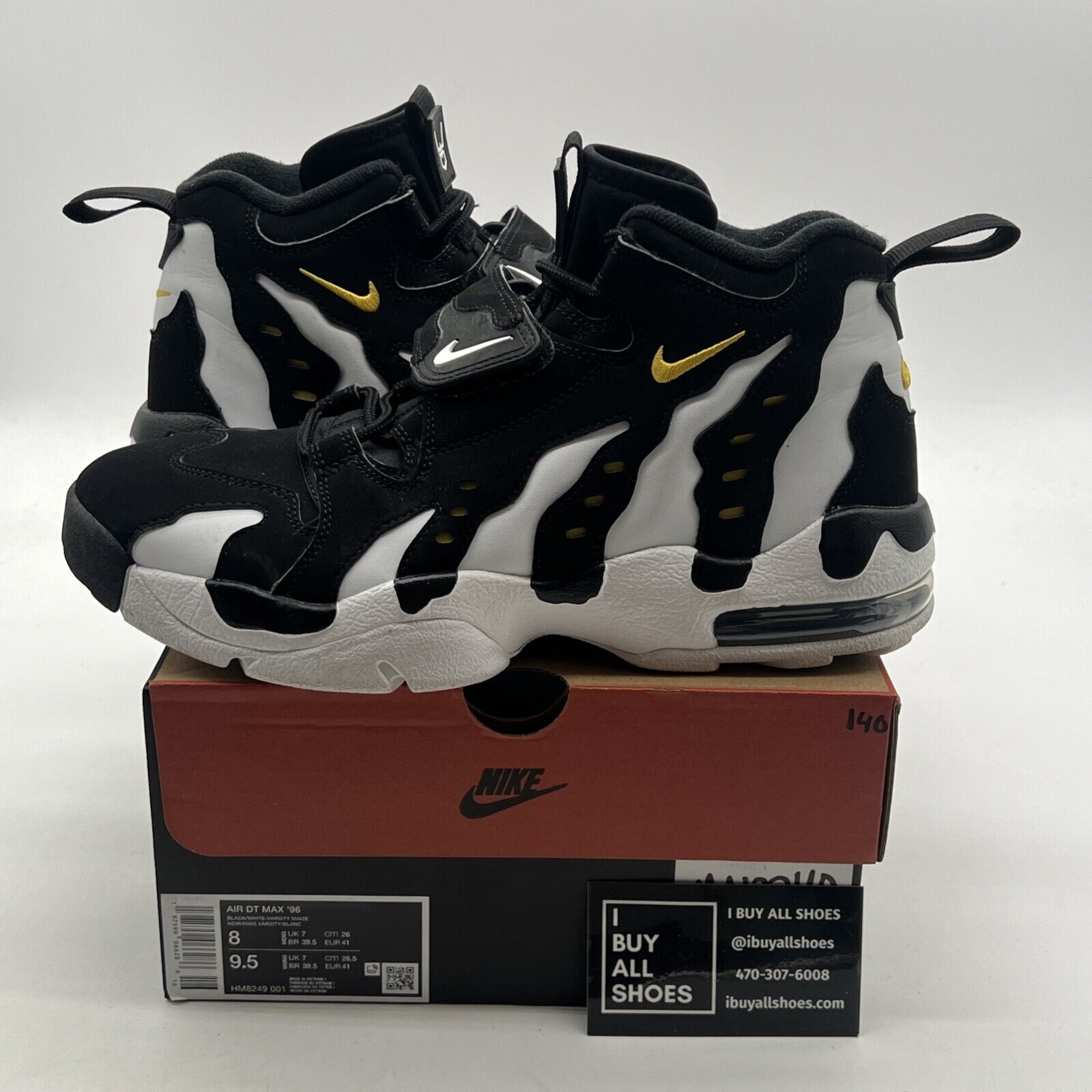 Size 11.5 - Nike Air DT Max ’96 2024 Black White (HM8249-001)