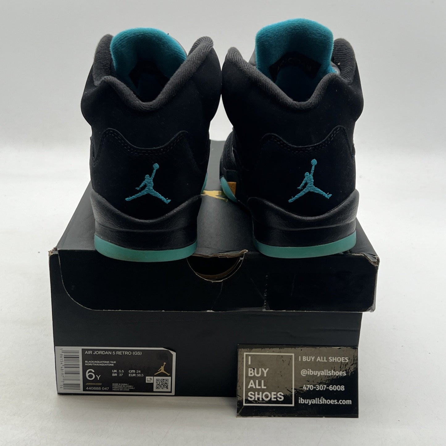 Size 6Y - Air Jordan 5 Retro Mid Aqua (440888-047)