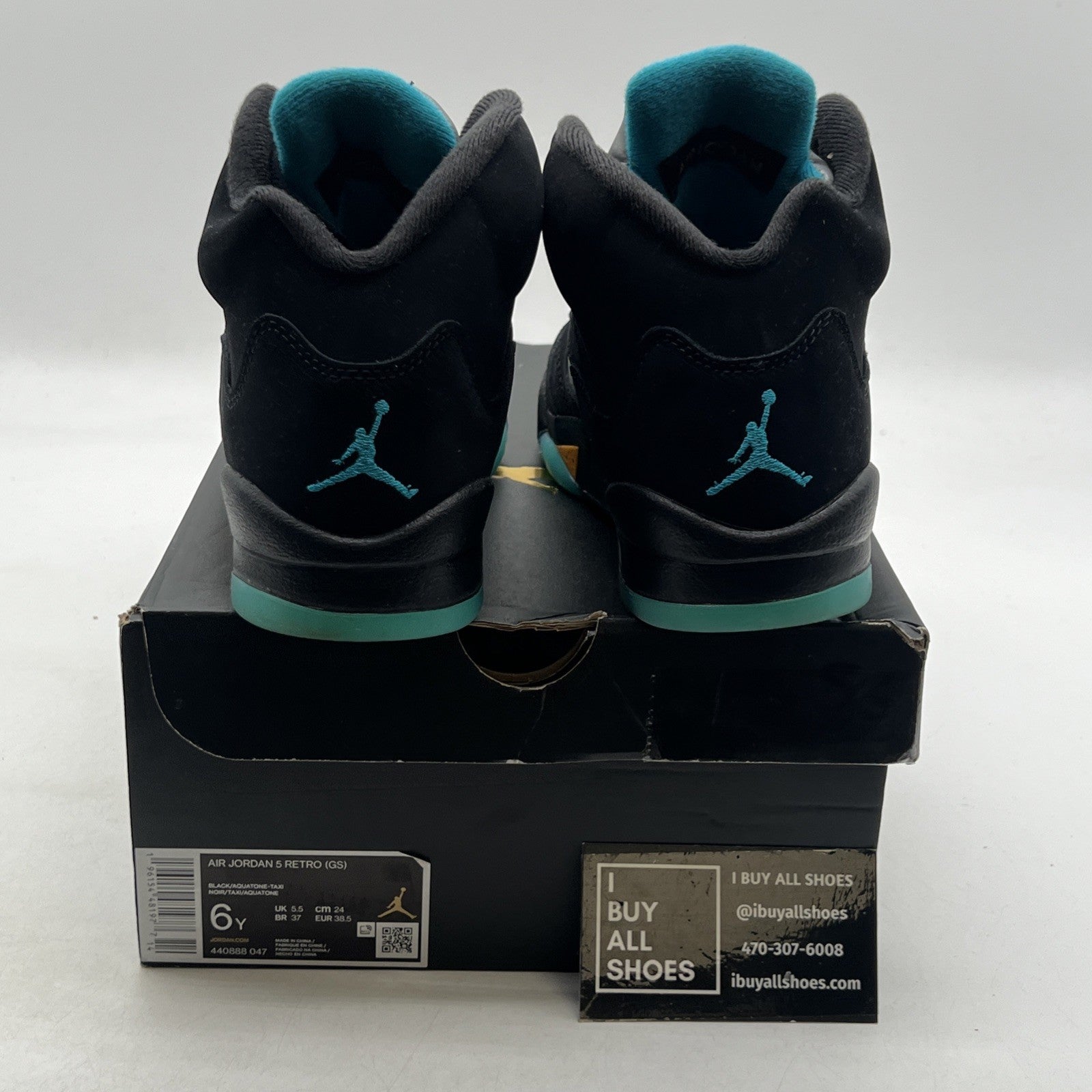 Size 6Y - Air Jordan 5 Retro Mid Aqua (440888-047)