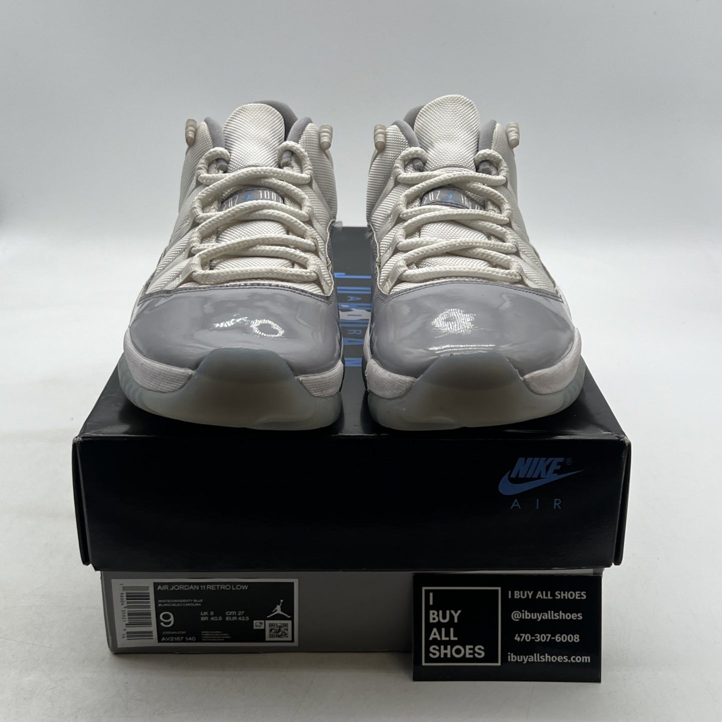 Size 9 - Air Jordan 11 Retro Low Cement Grey (AV2187-140)