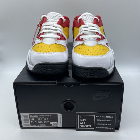 Size 10 - Nike Supreme x Air Cross Trainer 3 Low White University Gold
