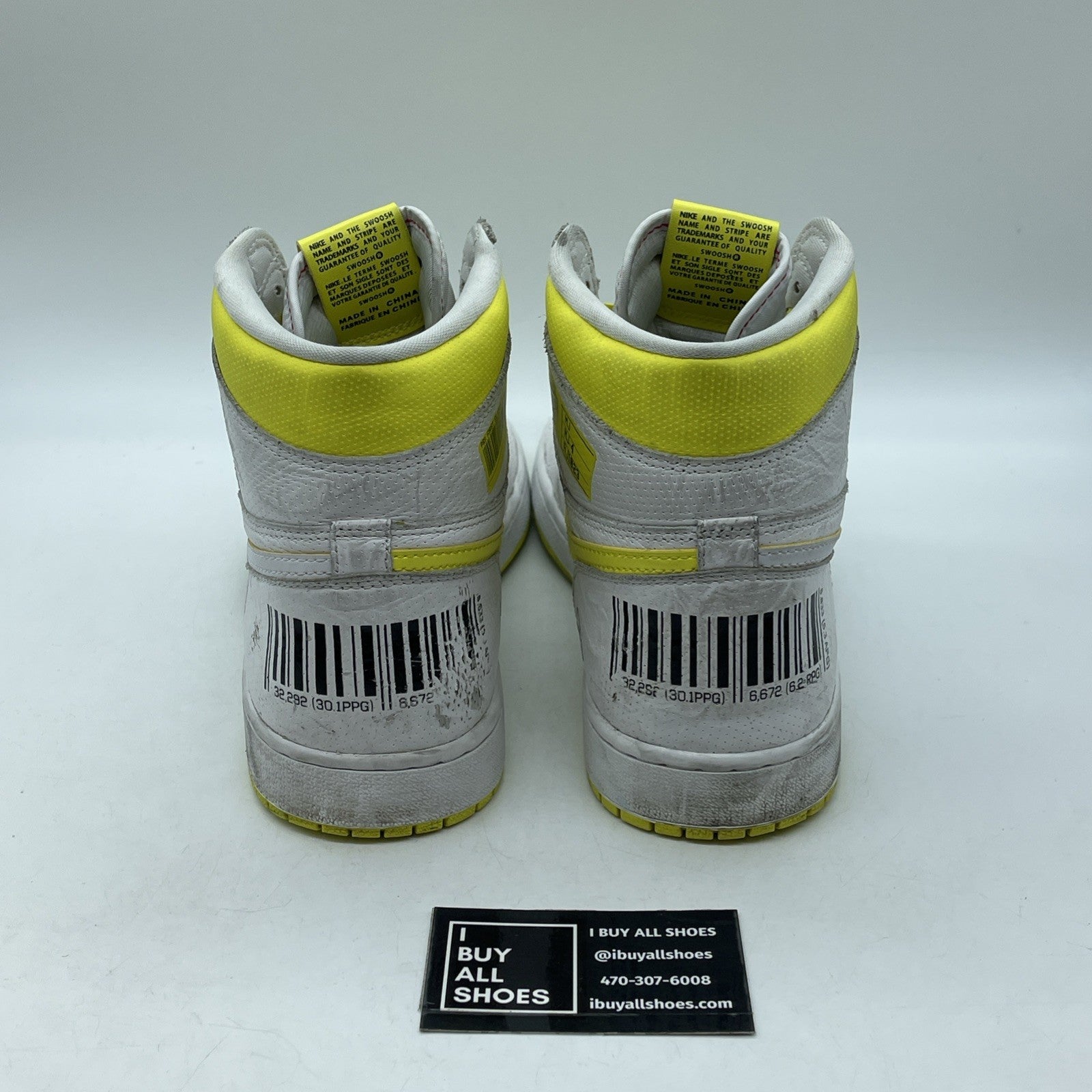 Size 12 - Air Jordan 1 Retro OG High First Class Flight Yellow (555088-170)