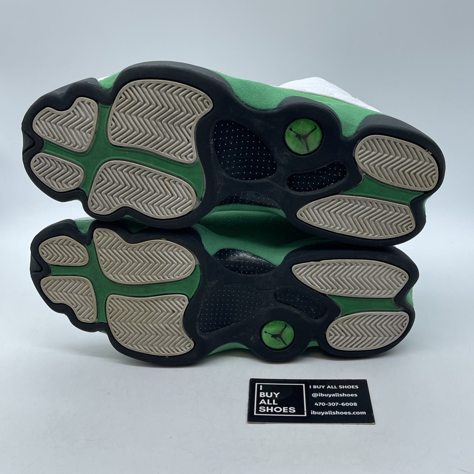 Size 11 - Jordan 13 Retro Lucky Green 2020 White Suede Leather (DB6537-113)