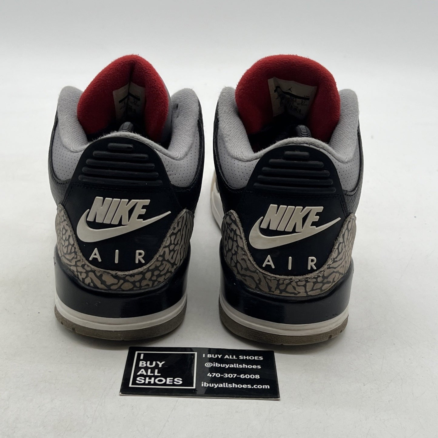 Size 9 - Air Jordan 3 Retro OG Mid Black Cement (854262-001)