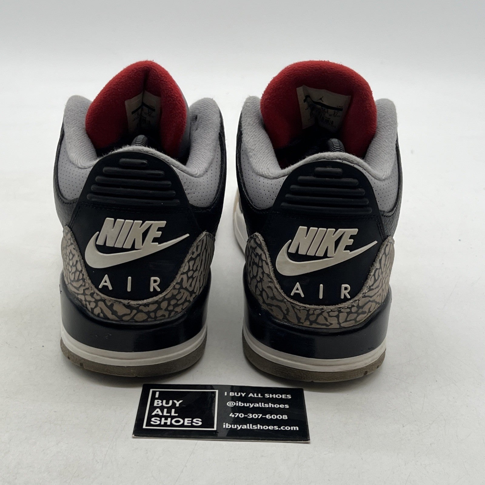 Size 9 - Air Jordan 3 Retro OG Mid Black Cement (854262-001)