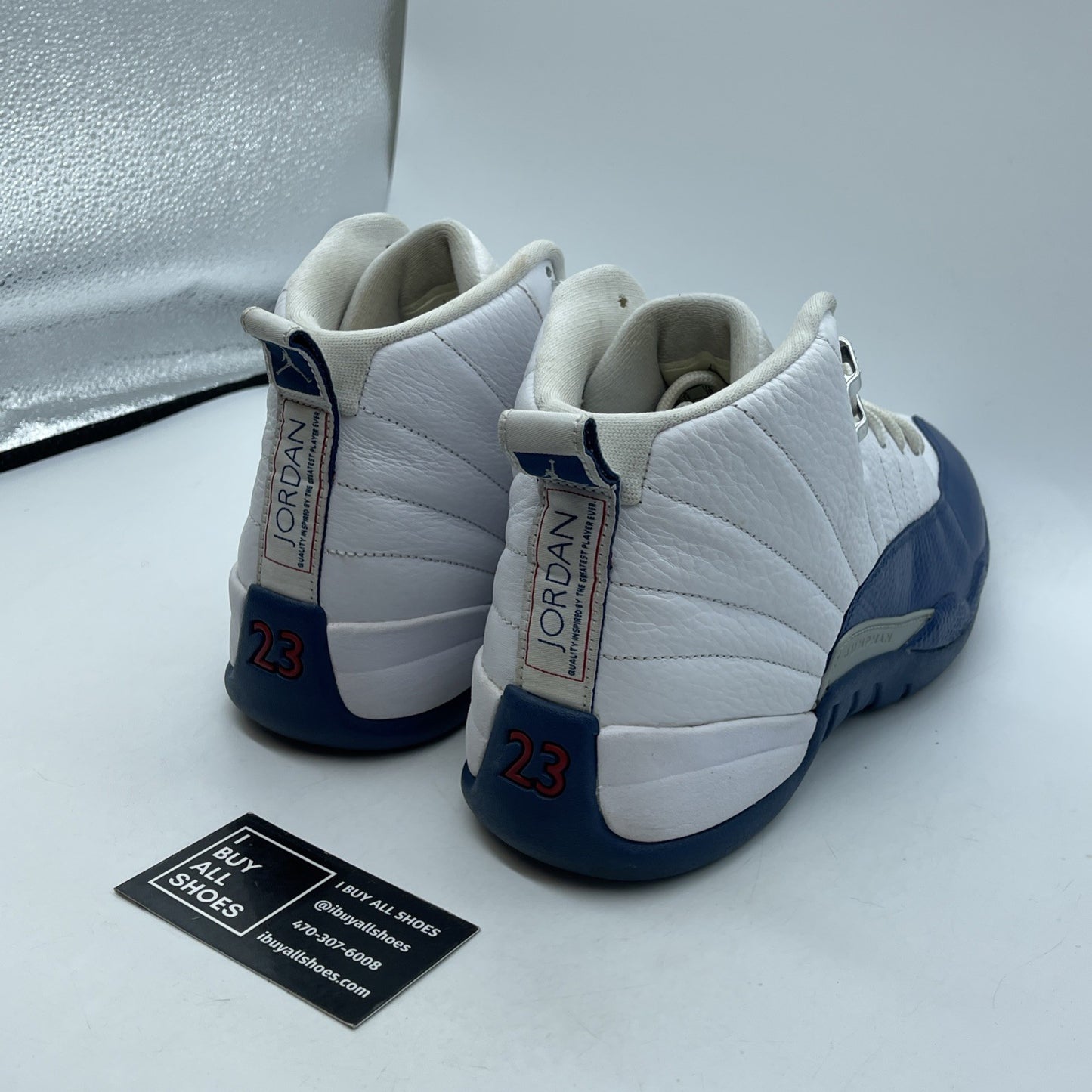 Size 11 - Jordan 12 Retro French Blue 2016 Red White Leather (130690-113)
