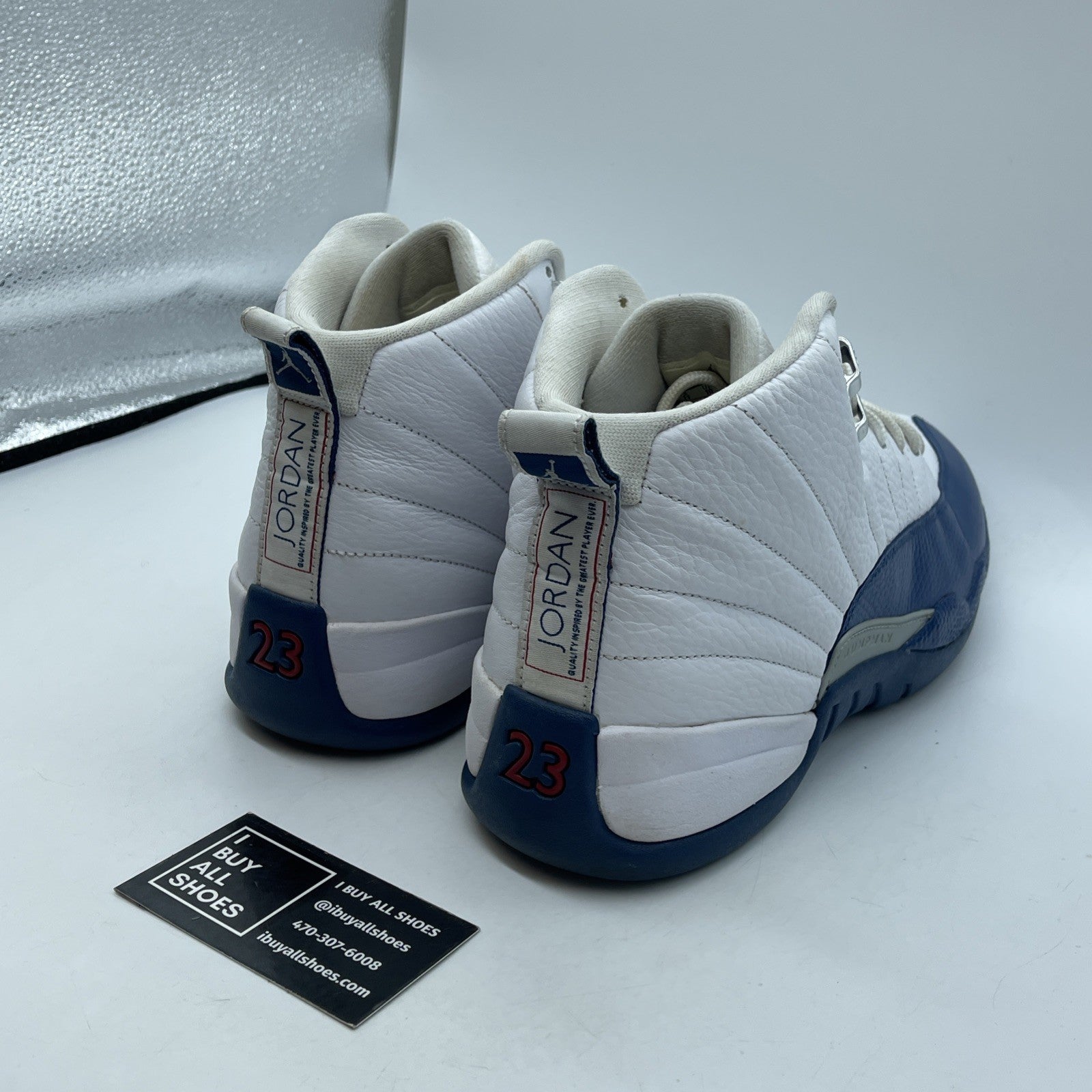 Size 11 - Jordan 12 Retro French Blue 2016 Red White Leather (130690-113)