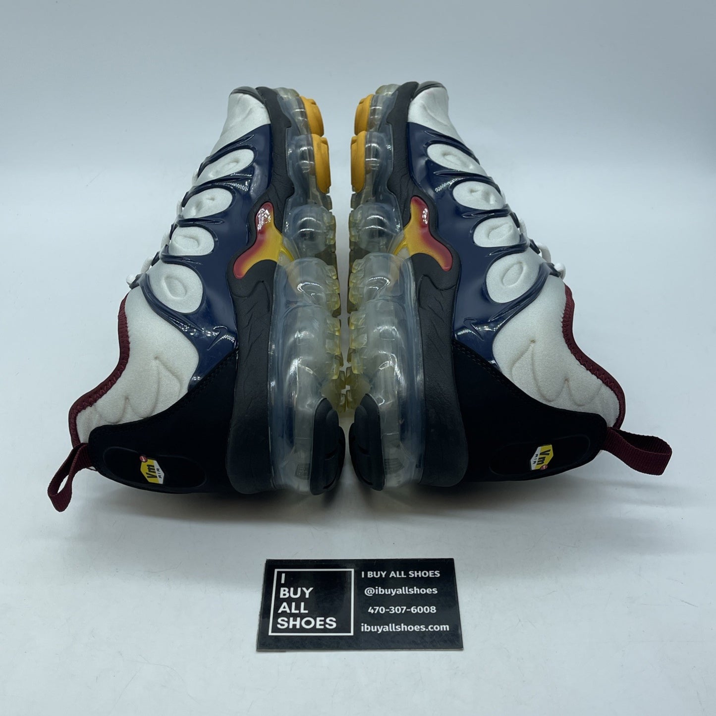 Size 11 - Nike Air VaporMax Plus Platinum Midnight Navy Suede (DJ2737-001)