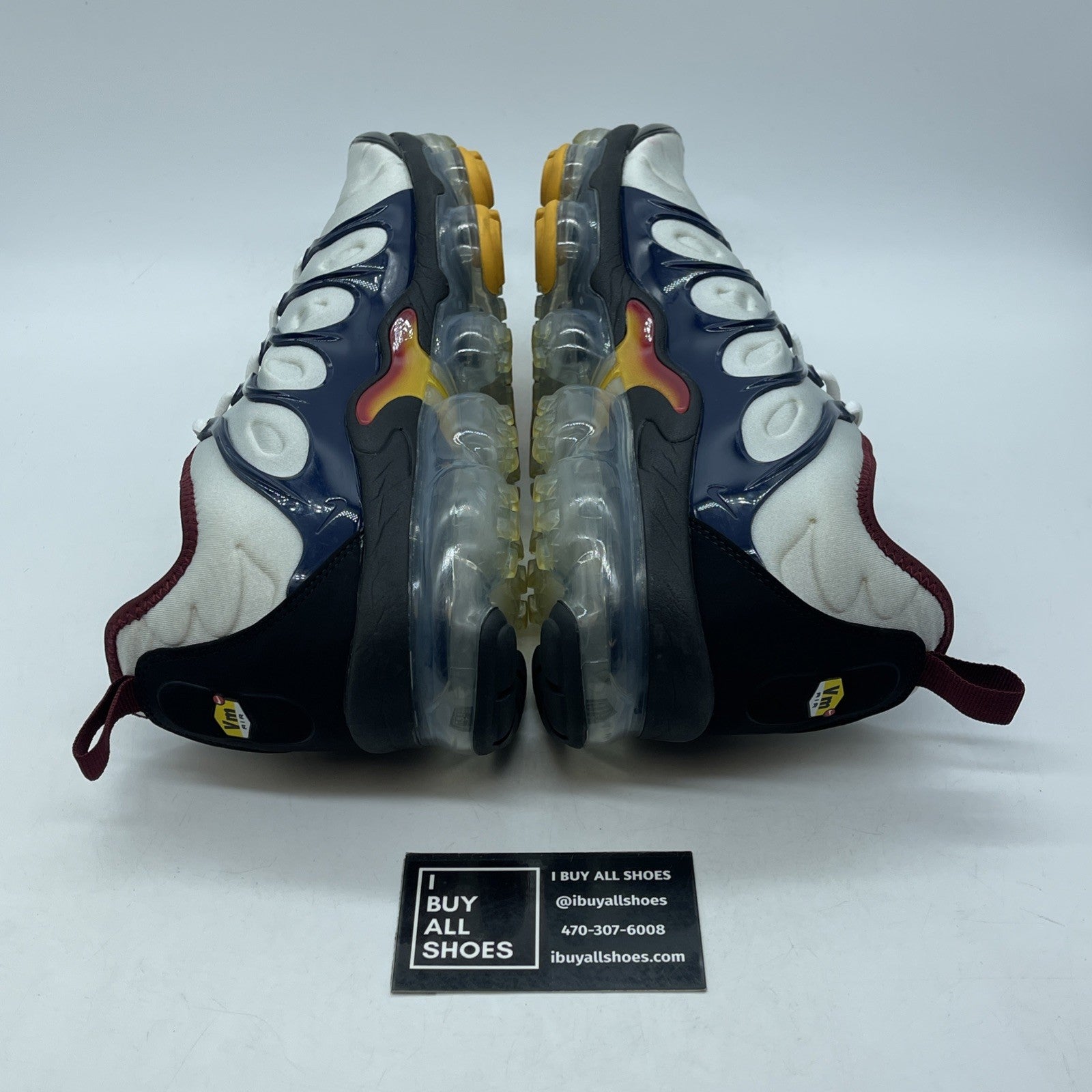 Size 11 - Nike Air VaporMax Plus Platinum Midnight Navy Suede (DJ2737-001)