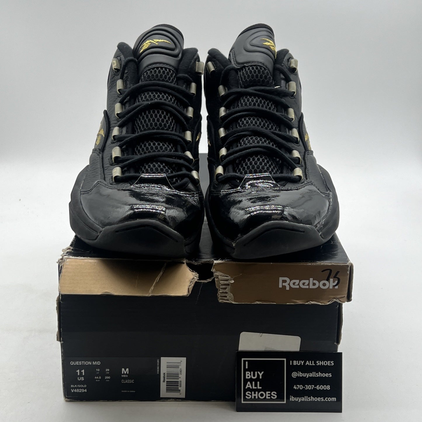 Size 11 - Reebok Question Mid New Years Eve (V48294)