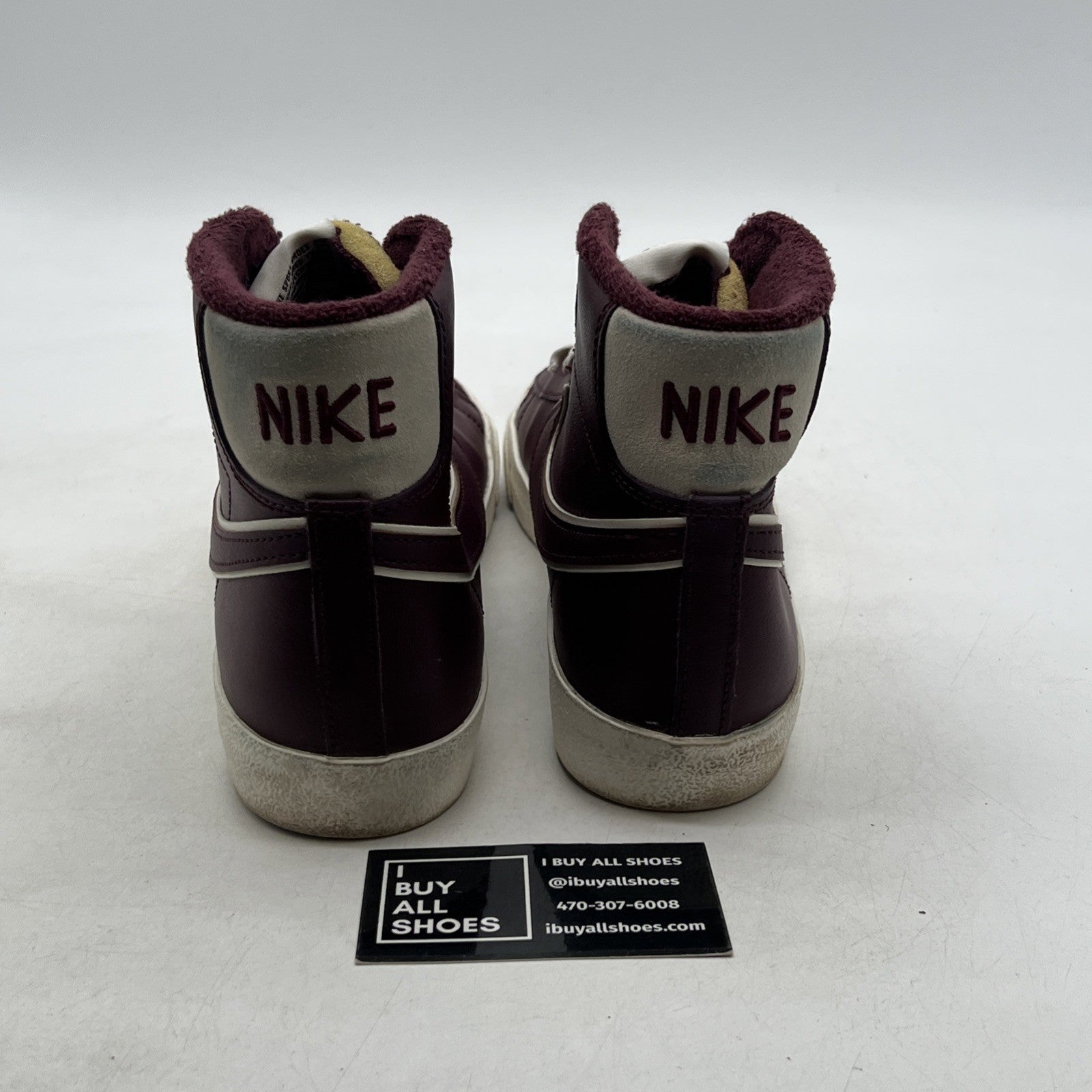Size 9.5 - Nike Blazer '77 Premium Mid College Pack - Night Maroon (DQ7672-600)