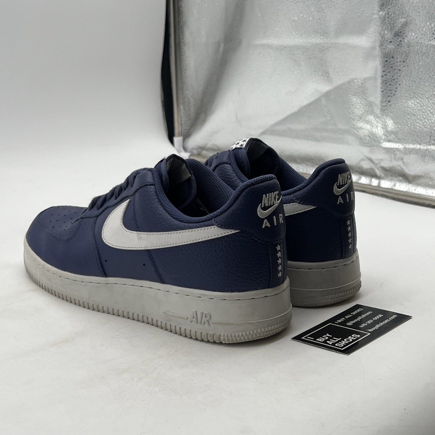 Size 11.5 - Nike Air Force 1 '07 Low Blue Recall (AA4083-401)