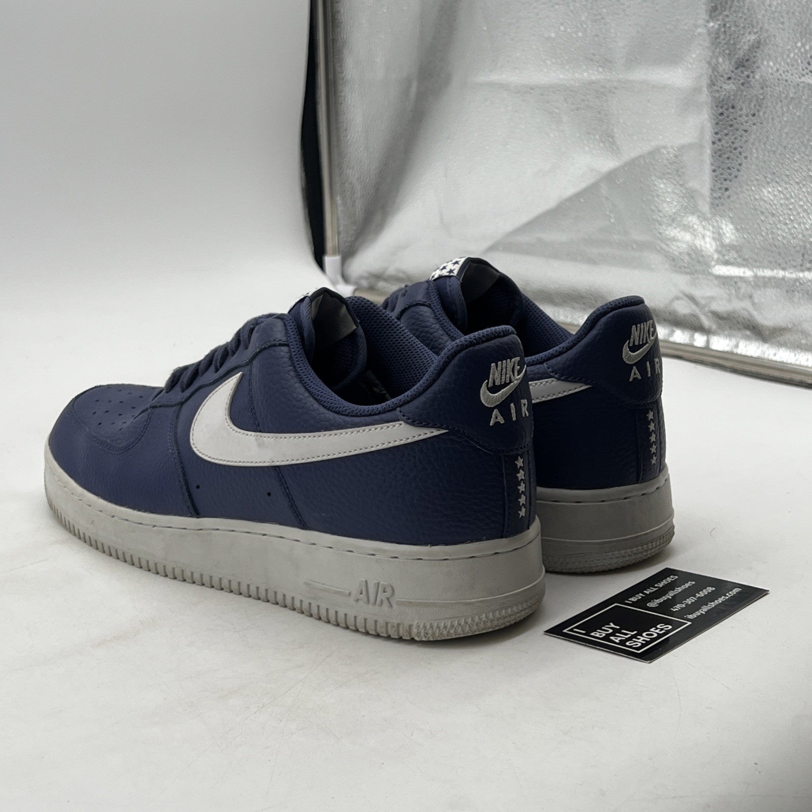 Size 11.5 - Nike Air Force 1 '07 Low Blue Recall (AA4083-401)