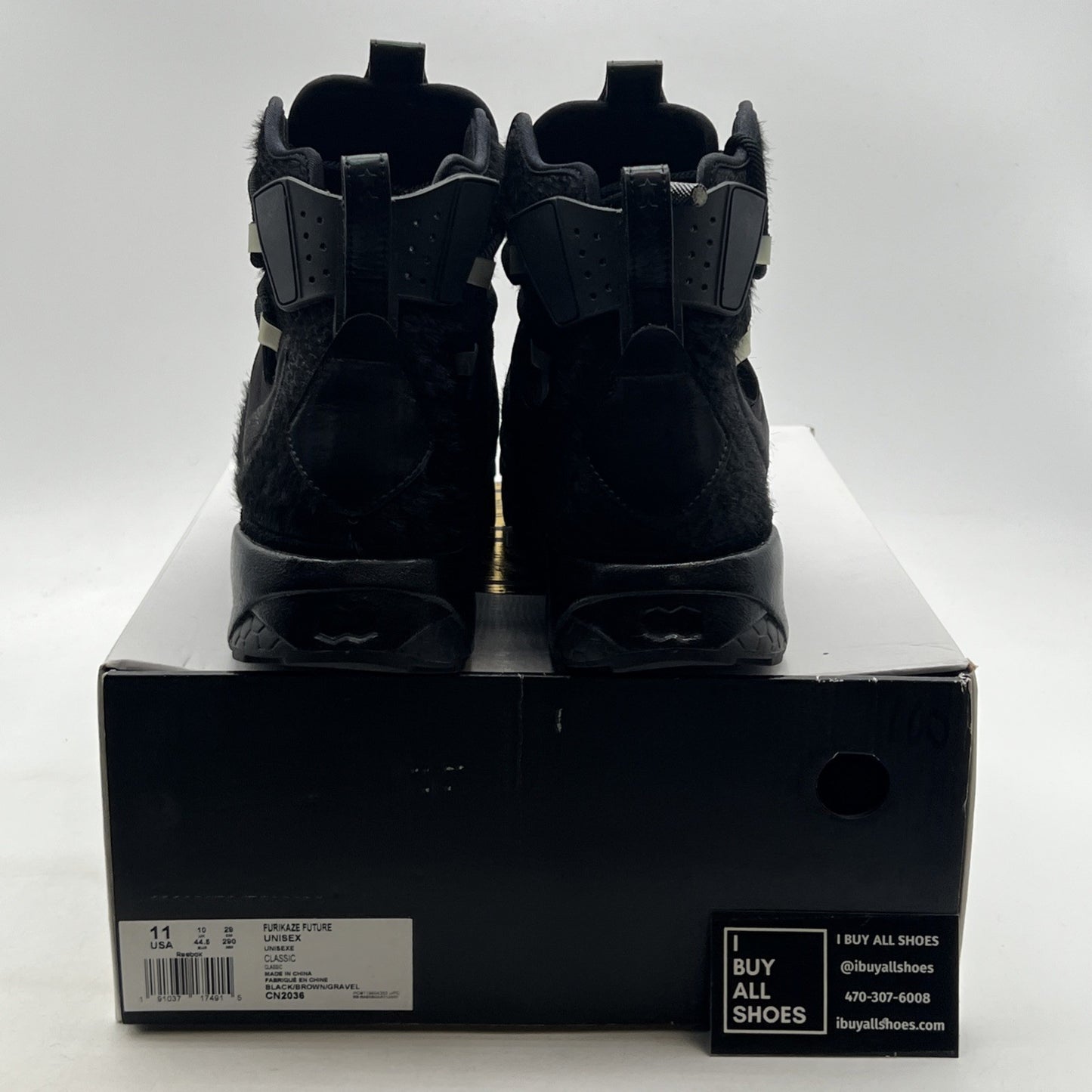Size 11 - Reebok Furikaze x Future Black (CN2036)
