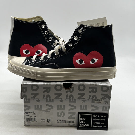 Size 12 - Converse Chuck Taylor All Star High x Comme des Garcons Play (150204C)