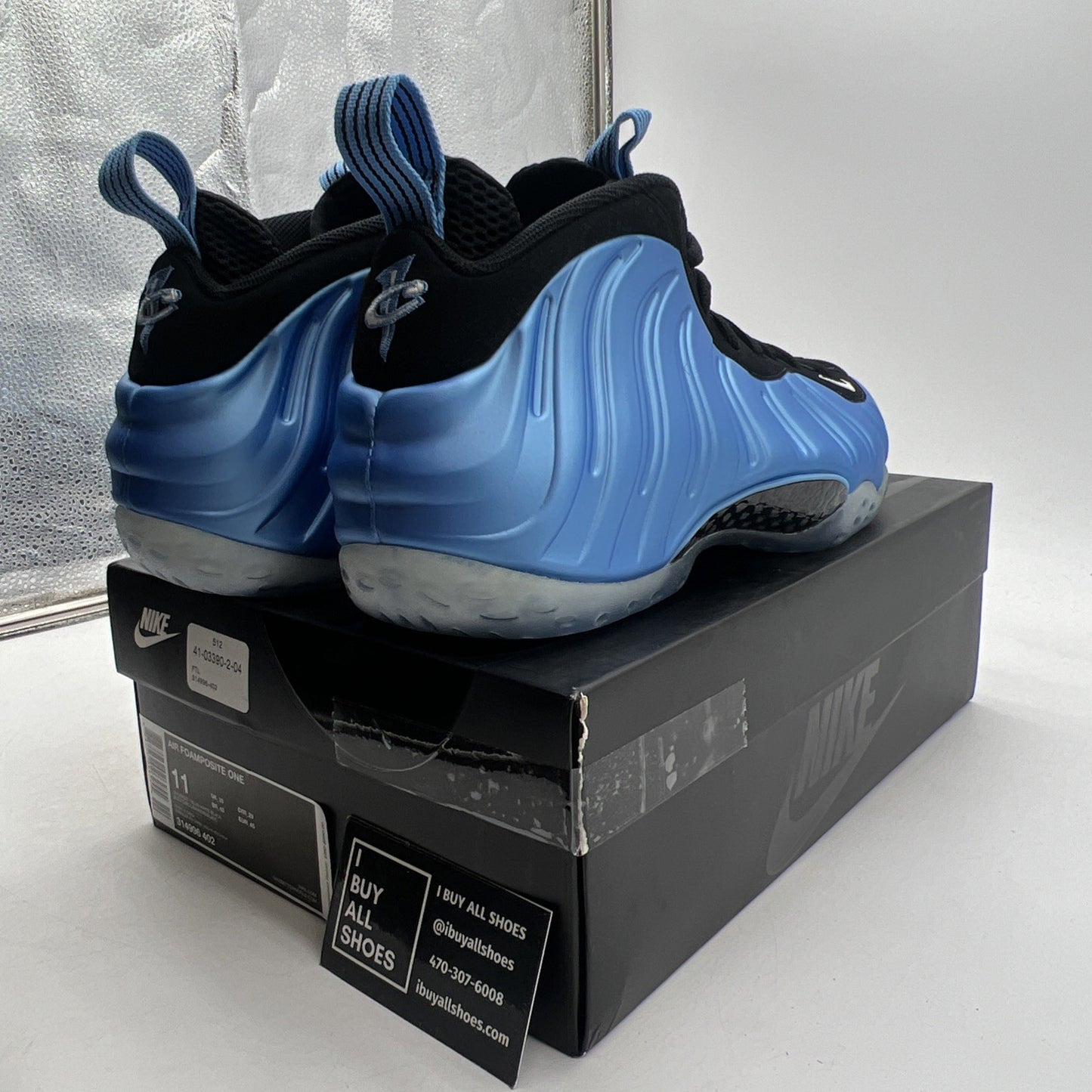 Size 11 - Nike Air Foamposite One University Blue (314996-402)