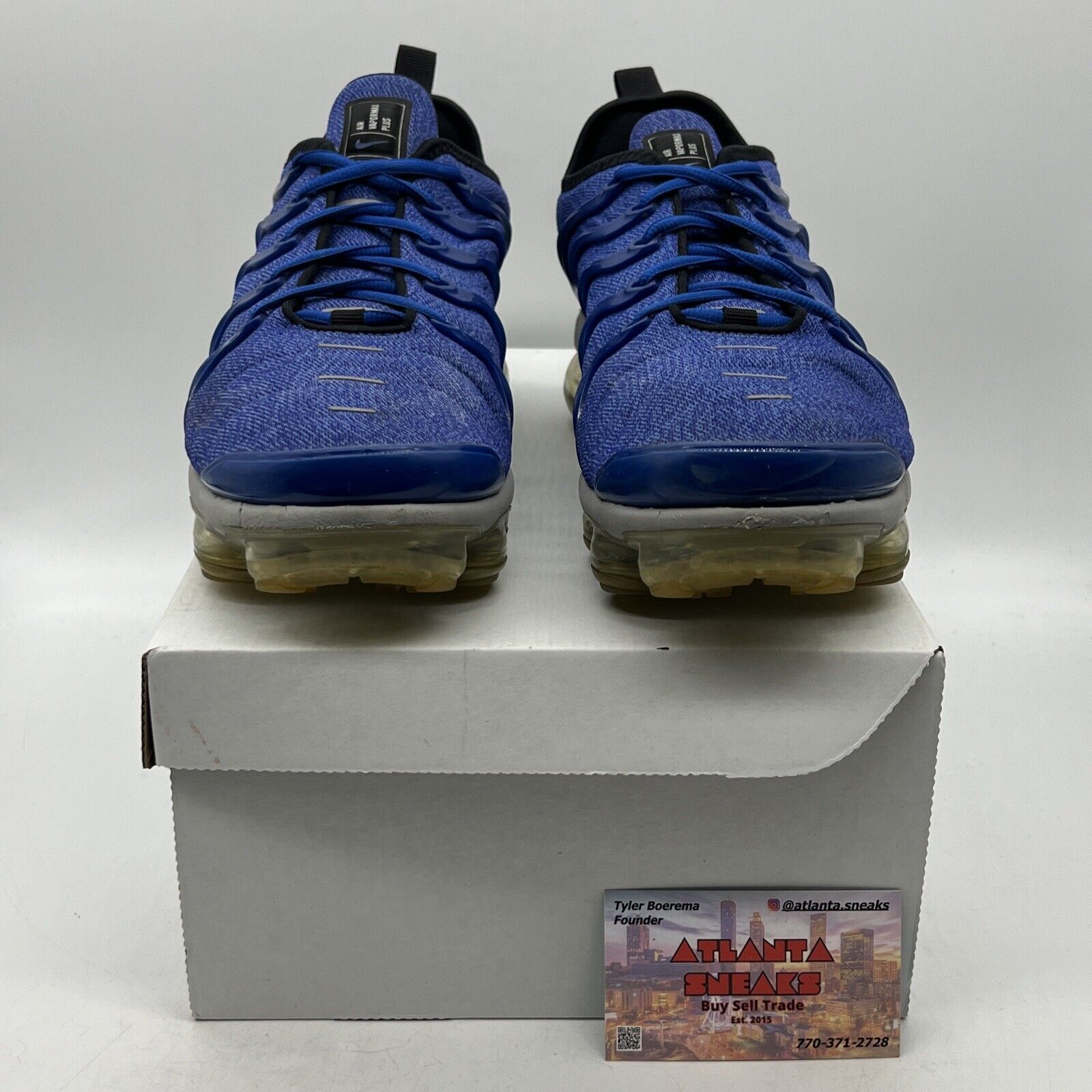 Size 10.5 - Nike Air Vapormax Plus Game Royal (924453-404)