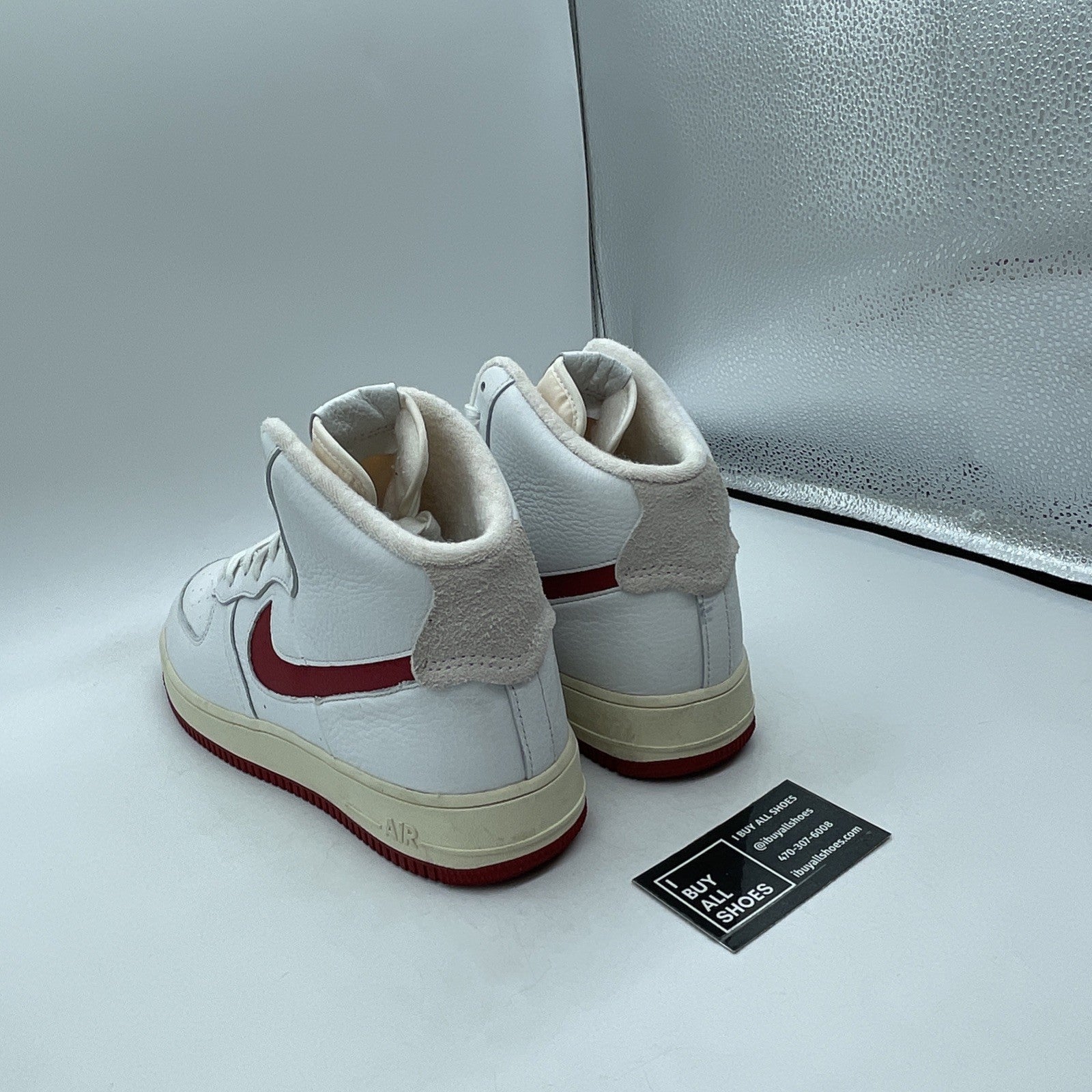 Size 11.5 - Nike Air Force 1 High Sculpt Red White Leather (DC3590-100)