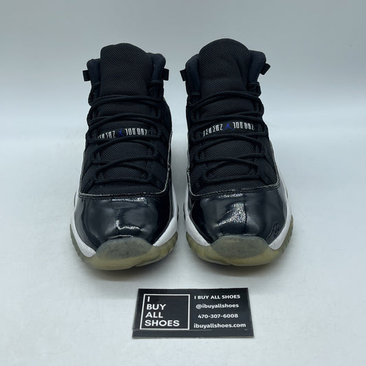 Size 7Y - Air Jordan 11 Retro High Space Jam Black Suede Leather (378038-003)