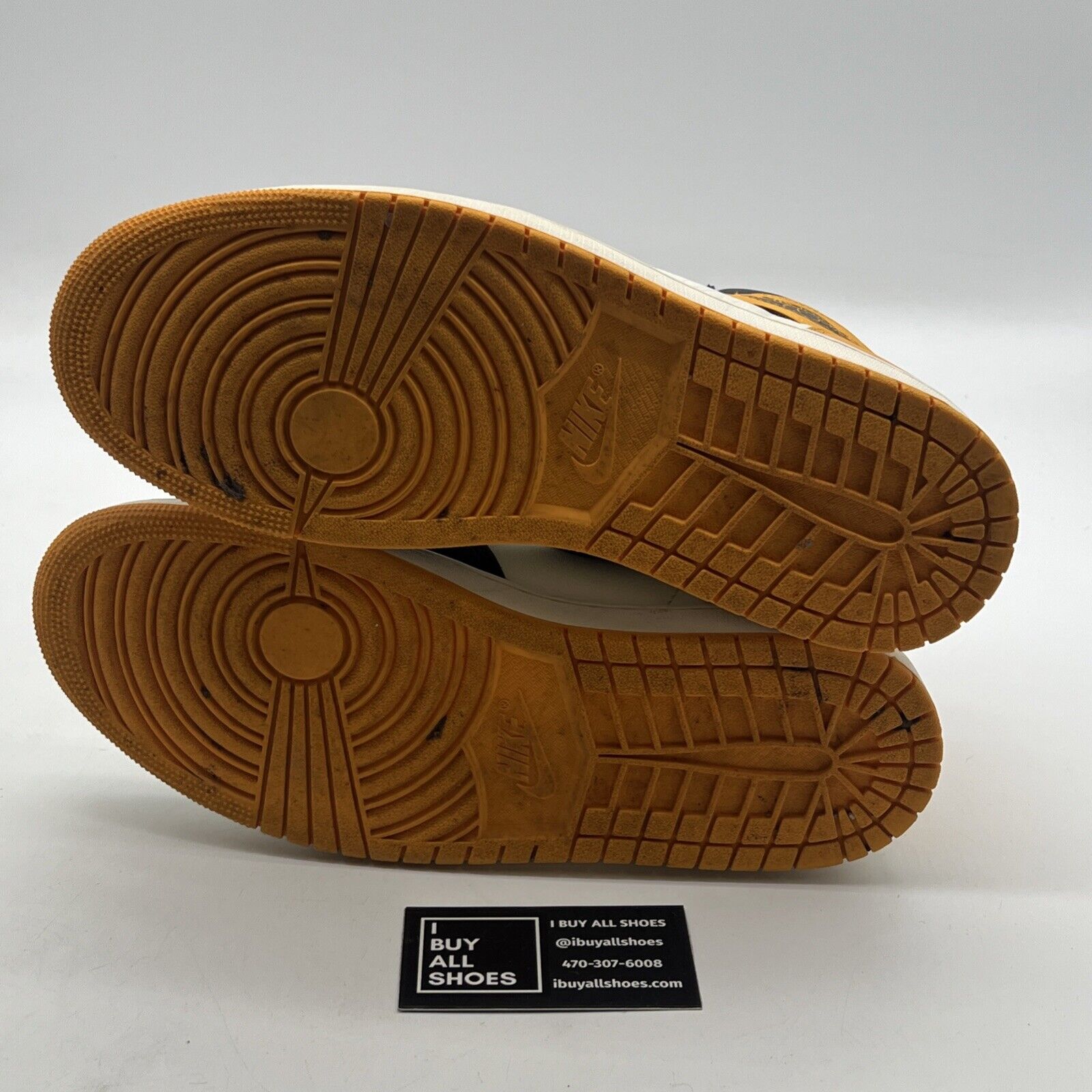 Size 10 - Air Jordan 1 Retro OG High Yellow Toe (555088-711)