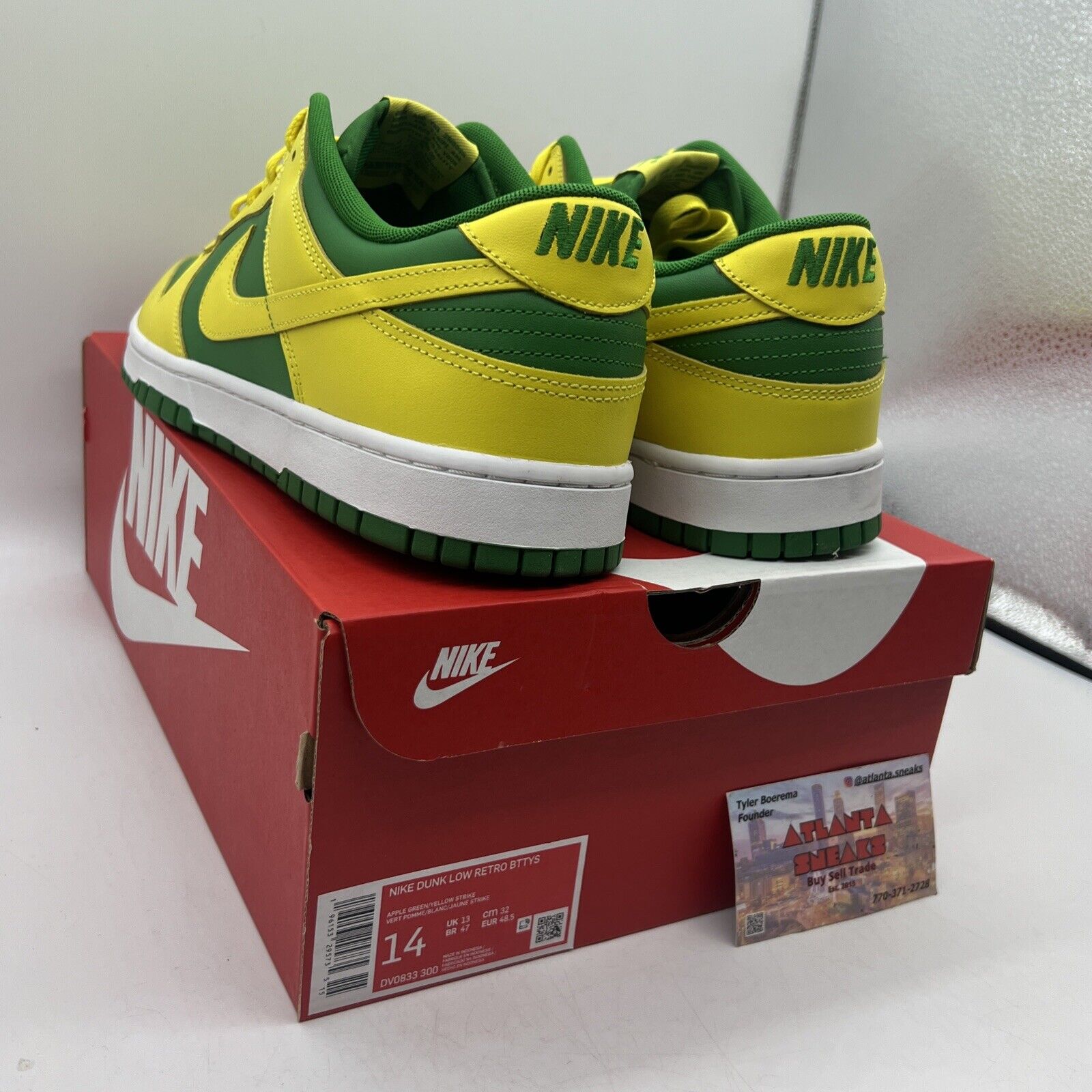 Size 14 - Nike Dunk Low Reverse Brazil Brand New Og All