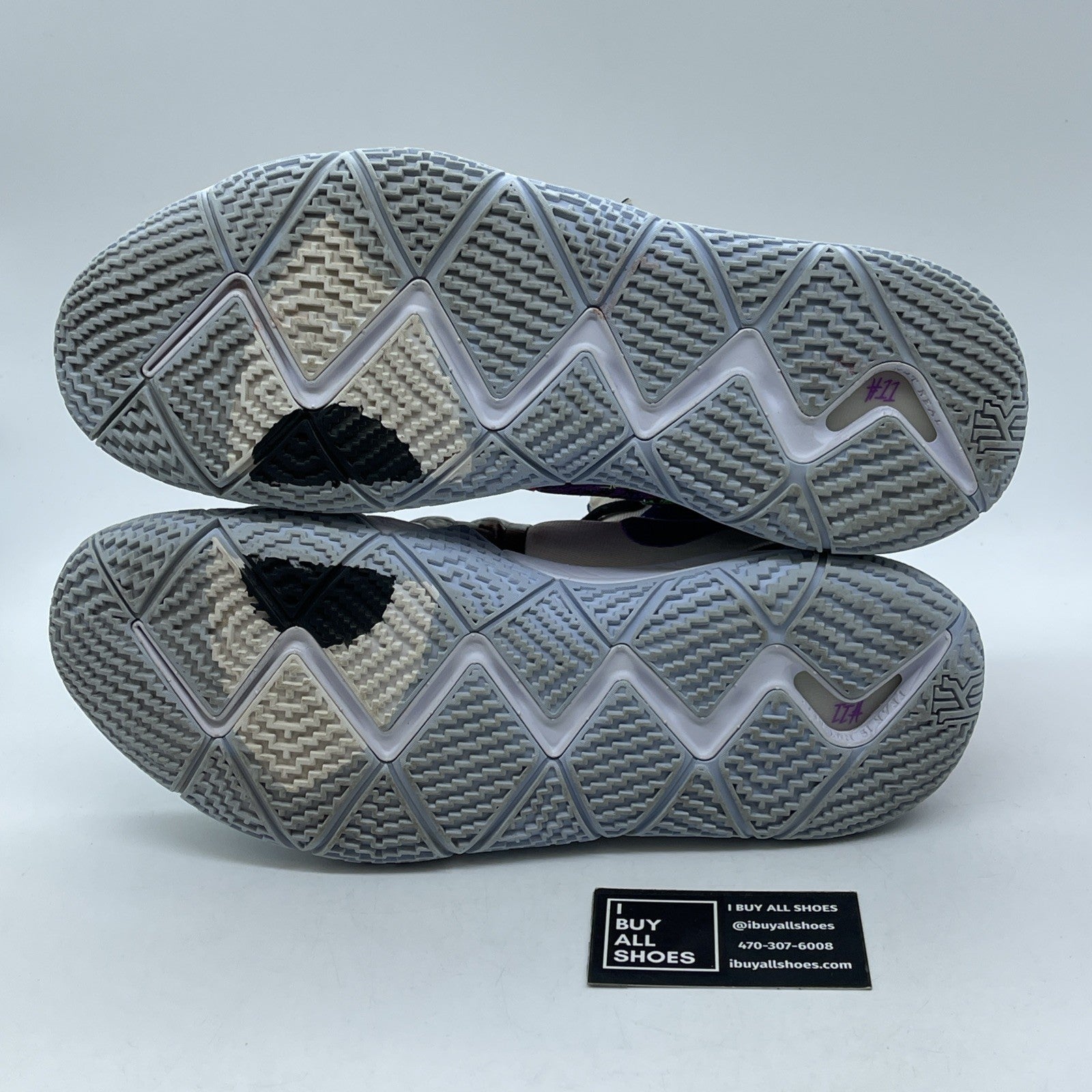 Size 14 - Nike Kybrid S2 Pineapple White Purple Blue Suede Leather (CQ9323-900)